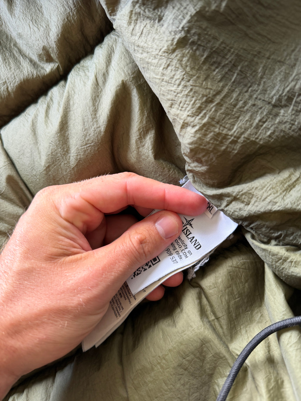 Stone Island Garment Dyed Down Jacket