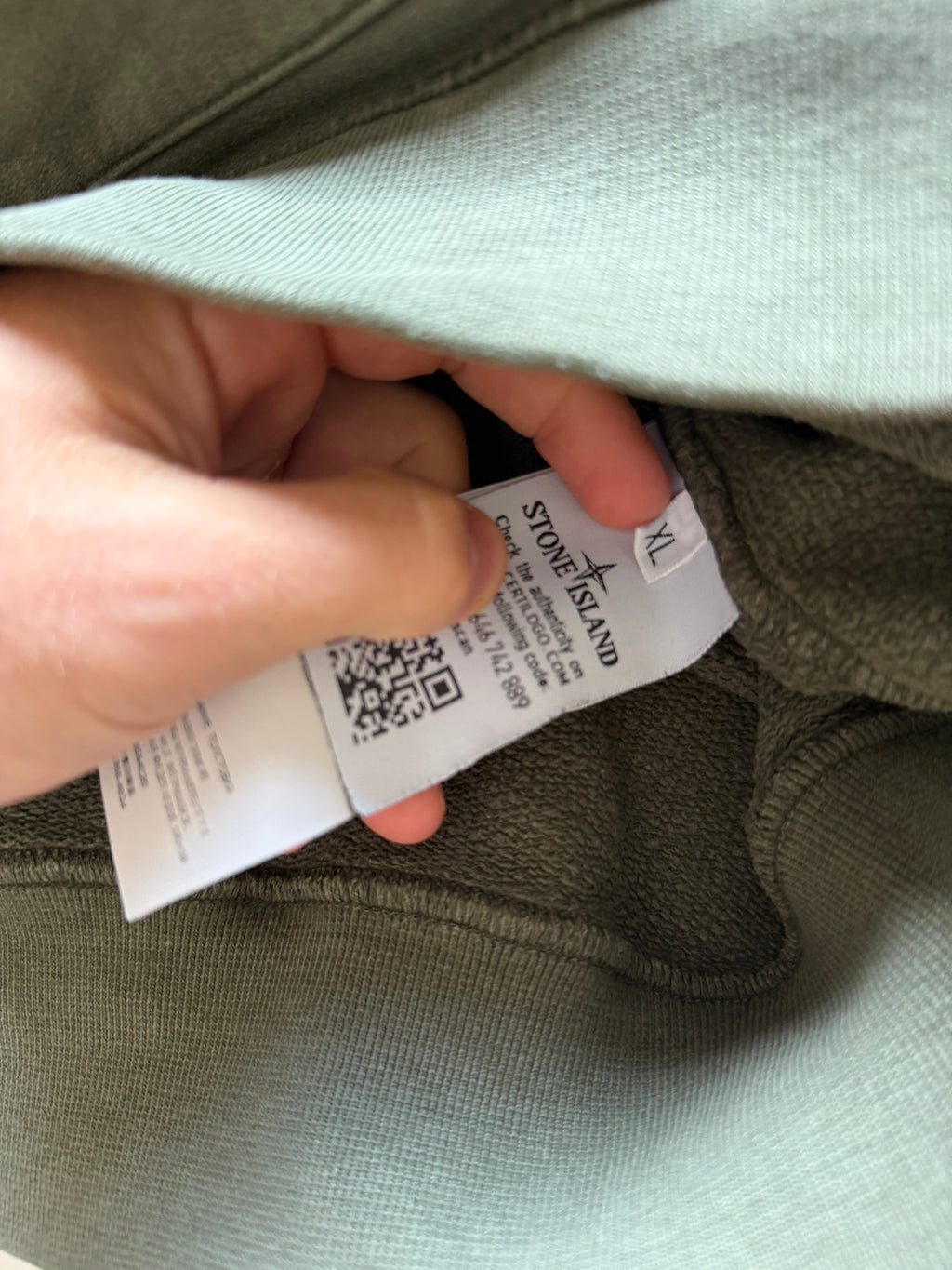 Stone Island Green Hoodie