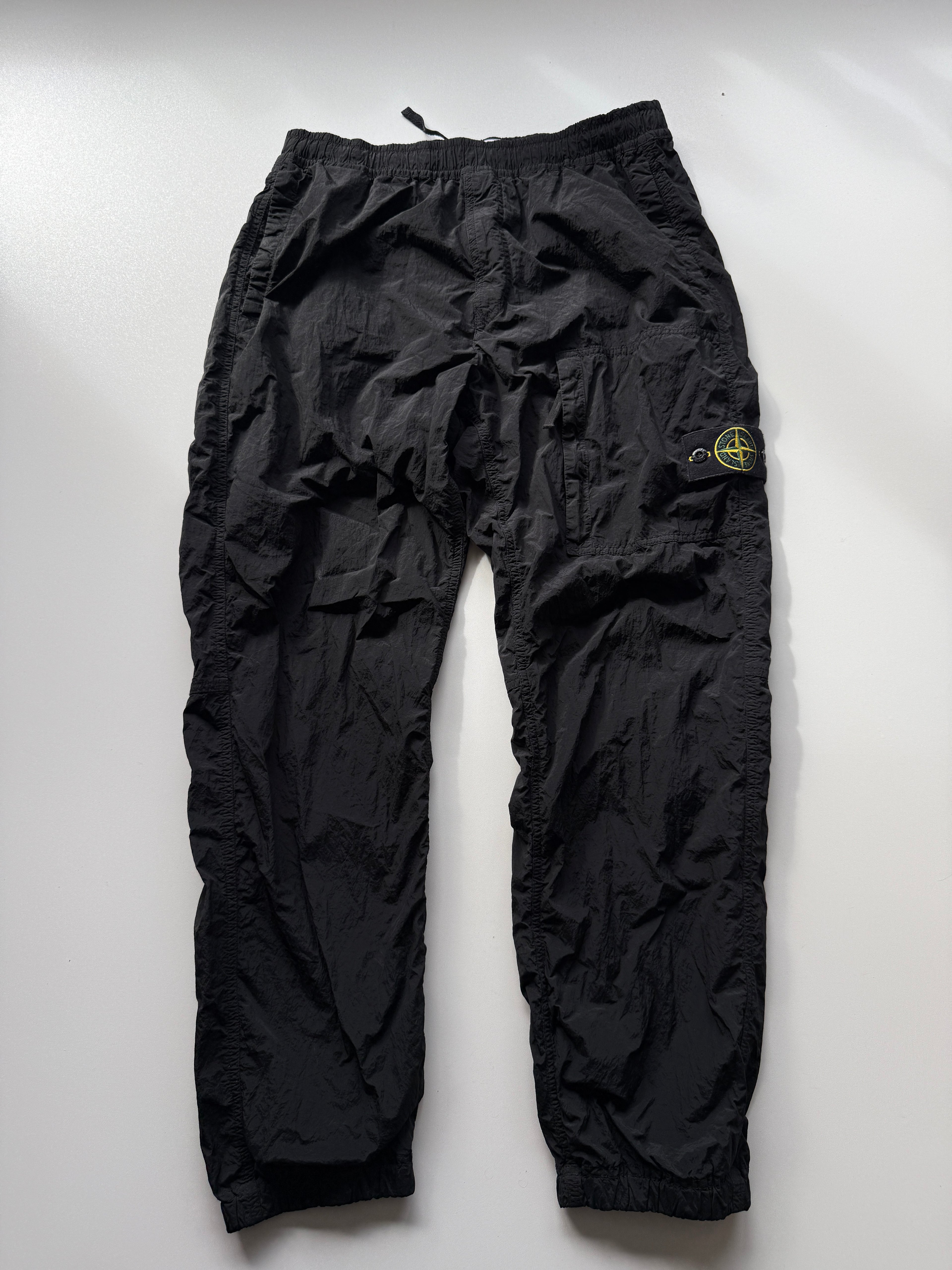 Stone Island Nylon Pants Black