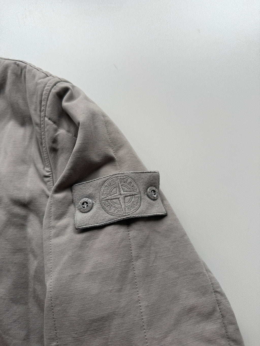 Stone Island Cotton Linen Quilted Ghost Jacket