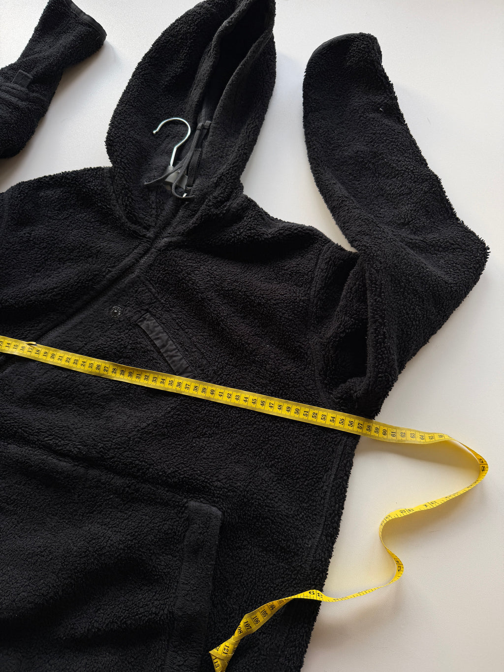 Stone Island Shadow Project  Asymmetrical Teddy Fleece Jacket