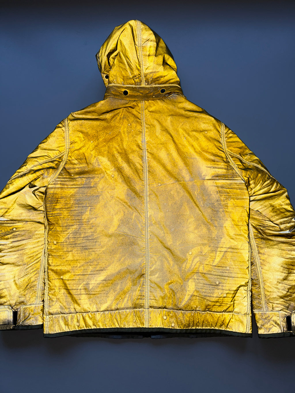 Stone Island Liquid Reflective Jacket Yellow