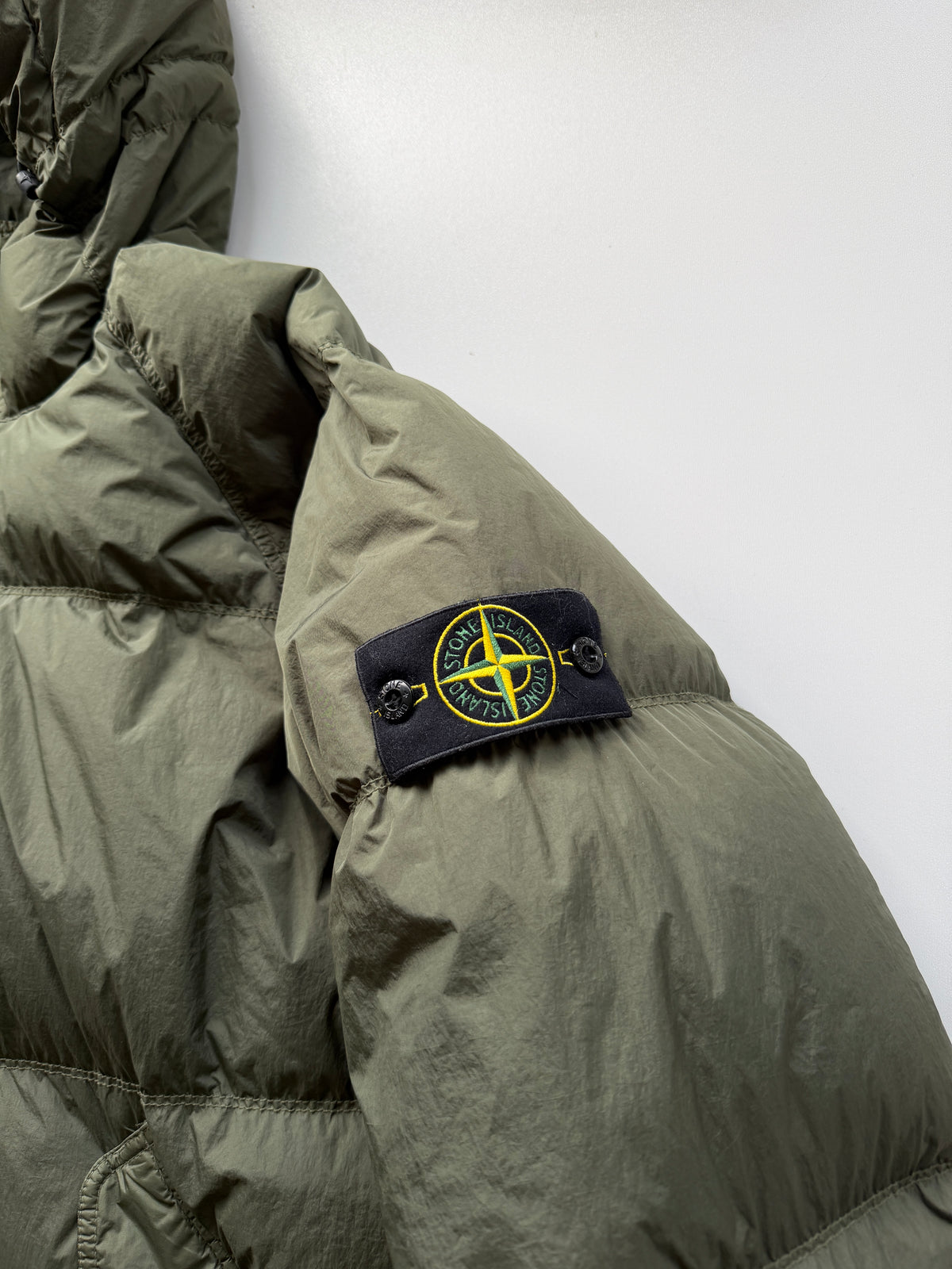 Stone Island Garment Dyed Jacket Green