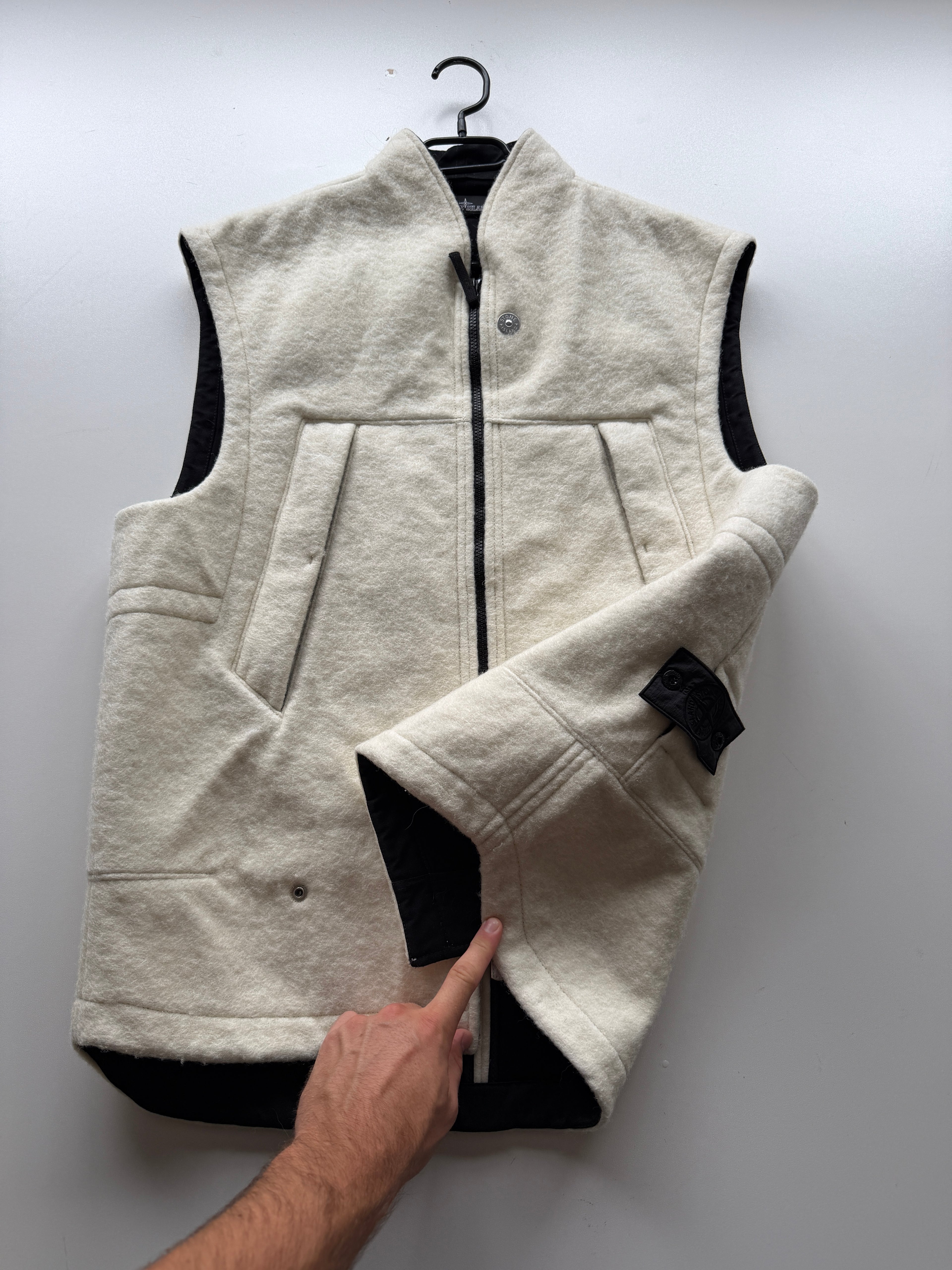 Stone Island Shadow Project Wool Gilet