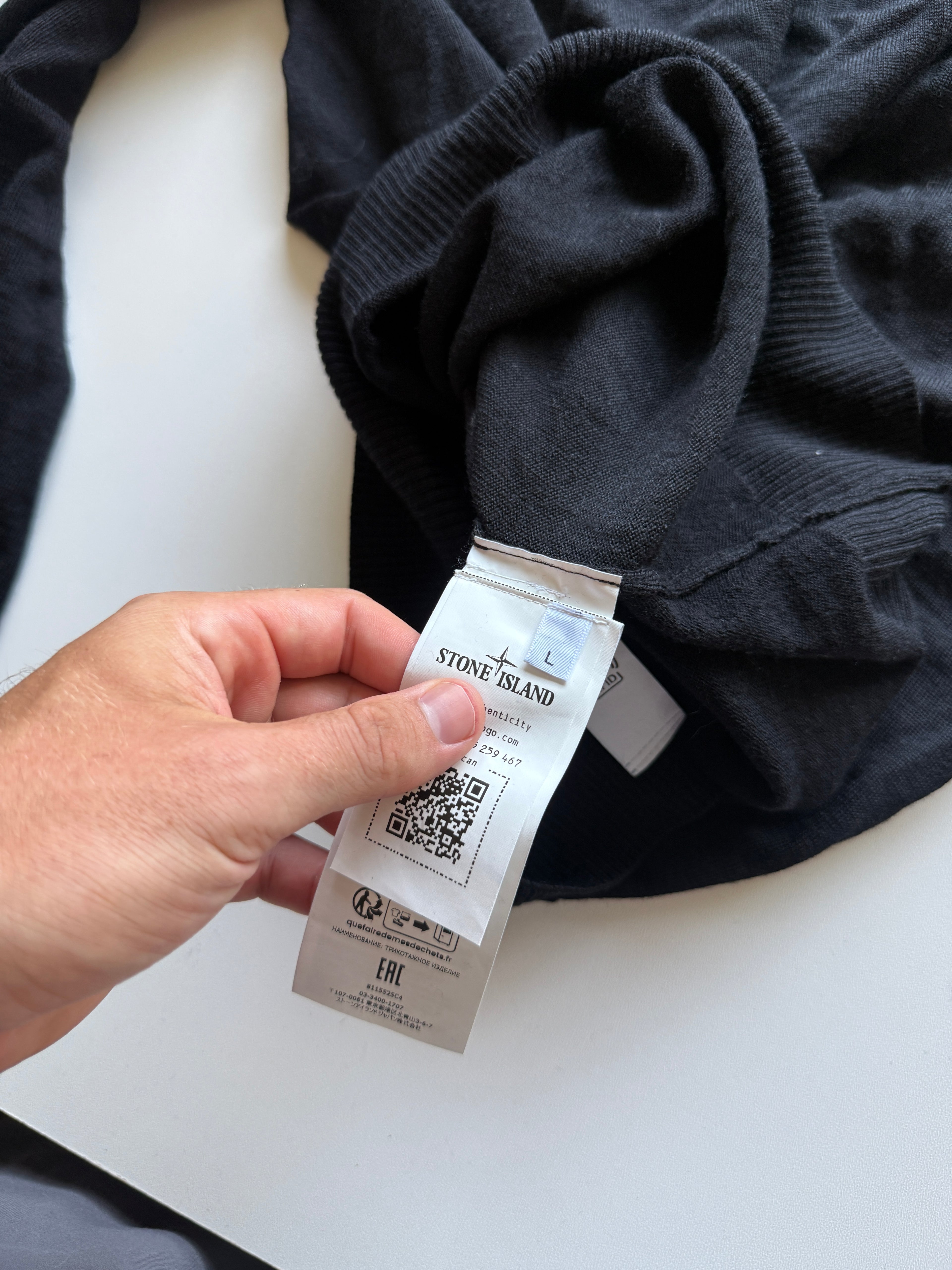 Stone Island Turtleneck Black