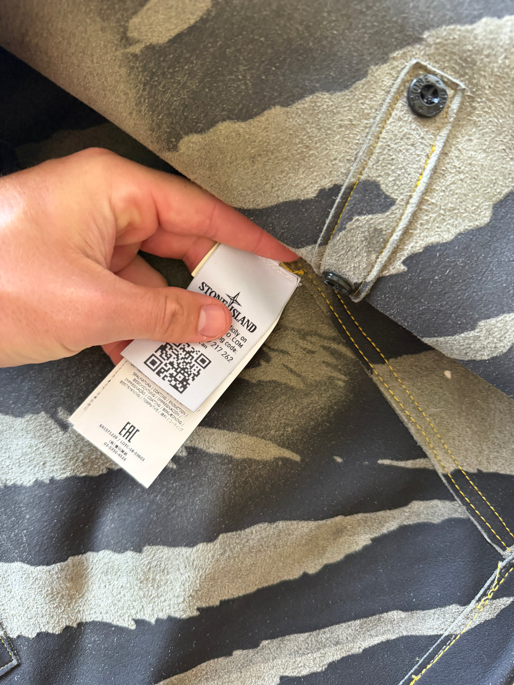 Stone Island Man Made Suede Jacket