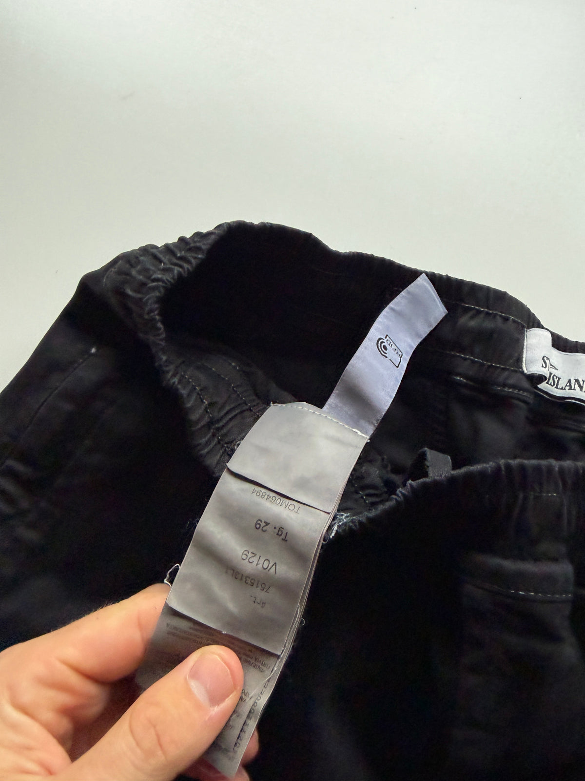 Stone Island Cargo Pants Black