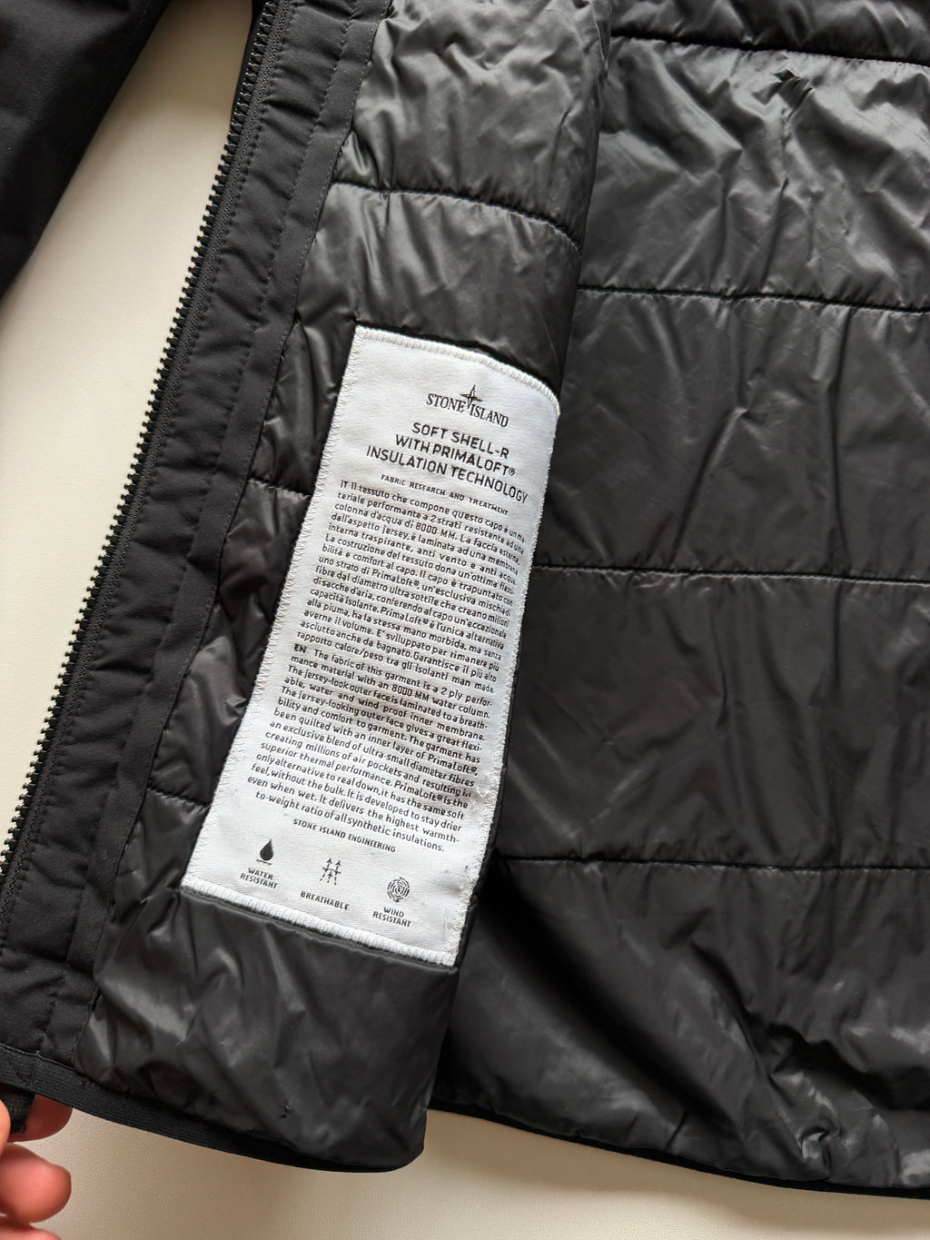 Stone Island Soft Shell Primaloft Jacket
