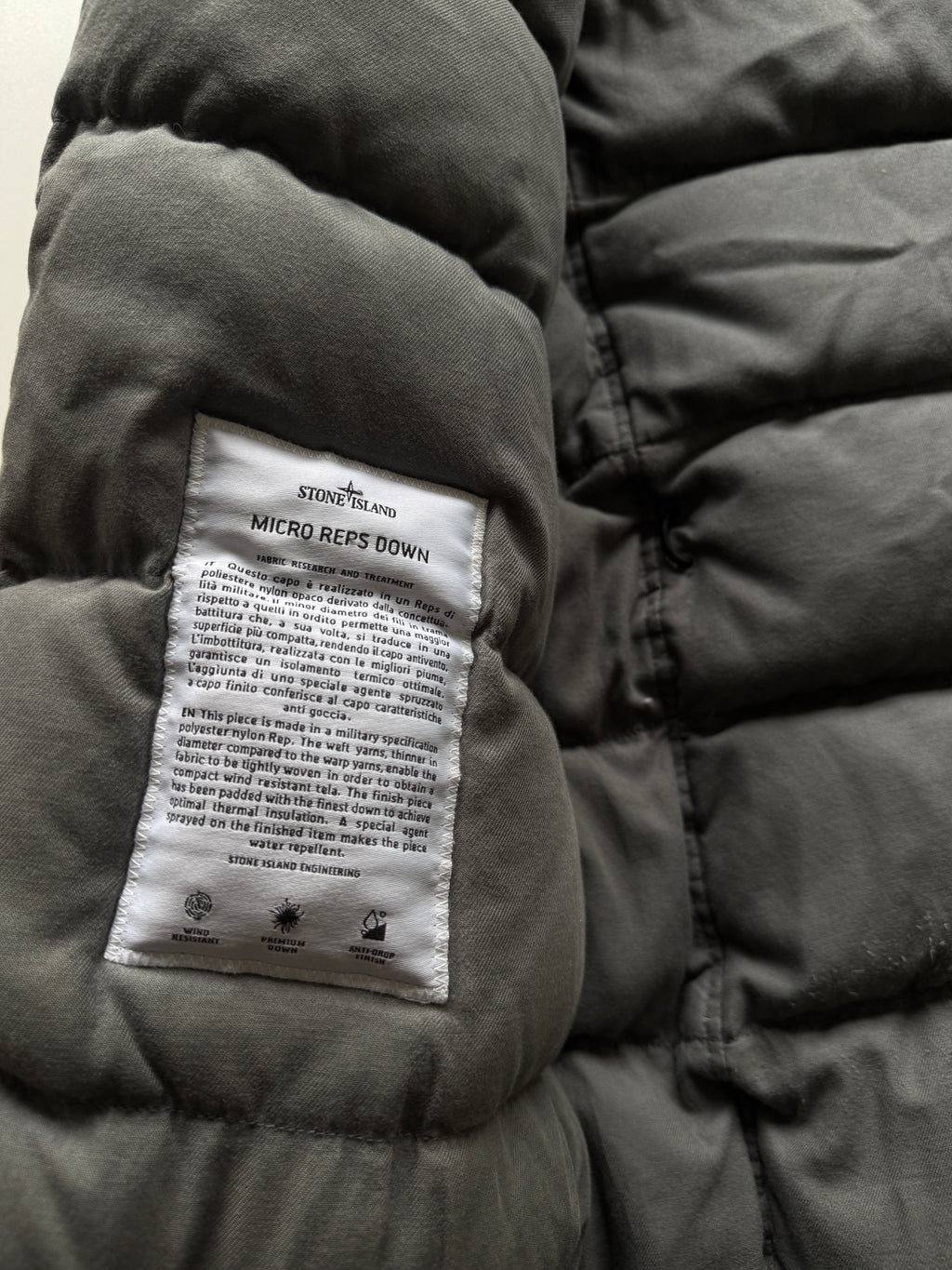 Stone Island Micro Reps Down Jacket