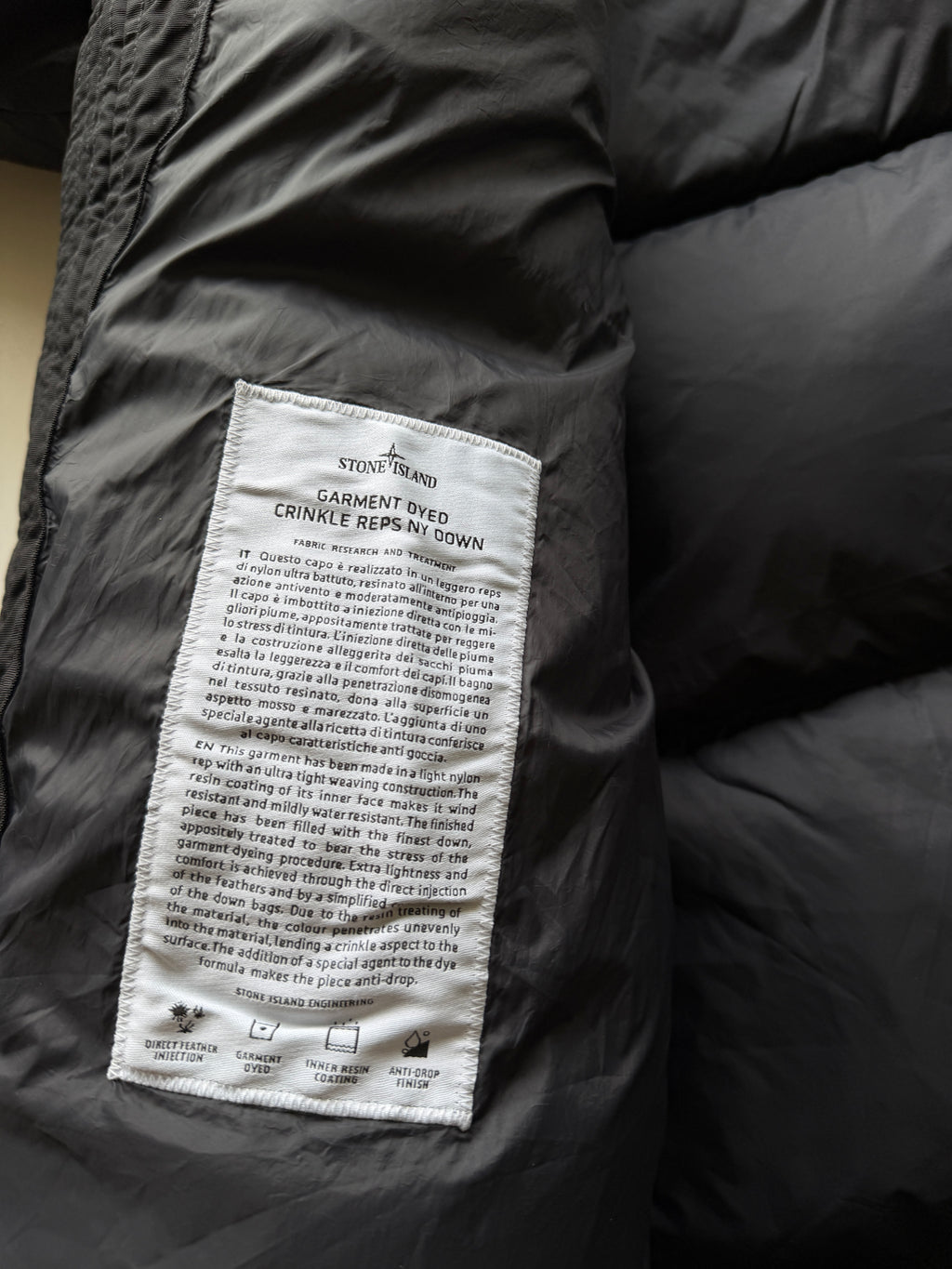 Stone Island Garment Dyed Parka Jacket