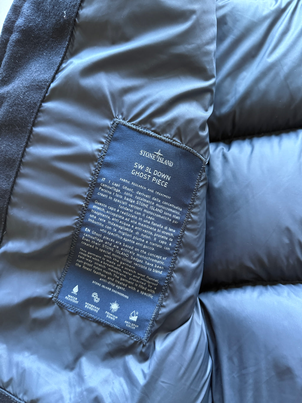 Stone Island Wool Ghost Piece Jacket