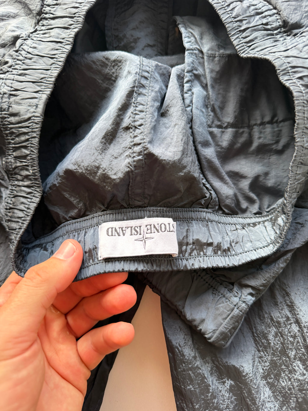 Stone Island Nylon Metal Blue Pants