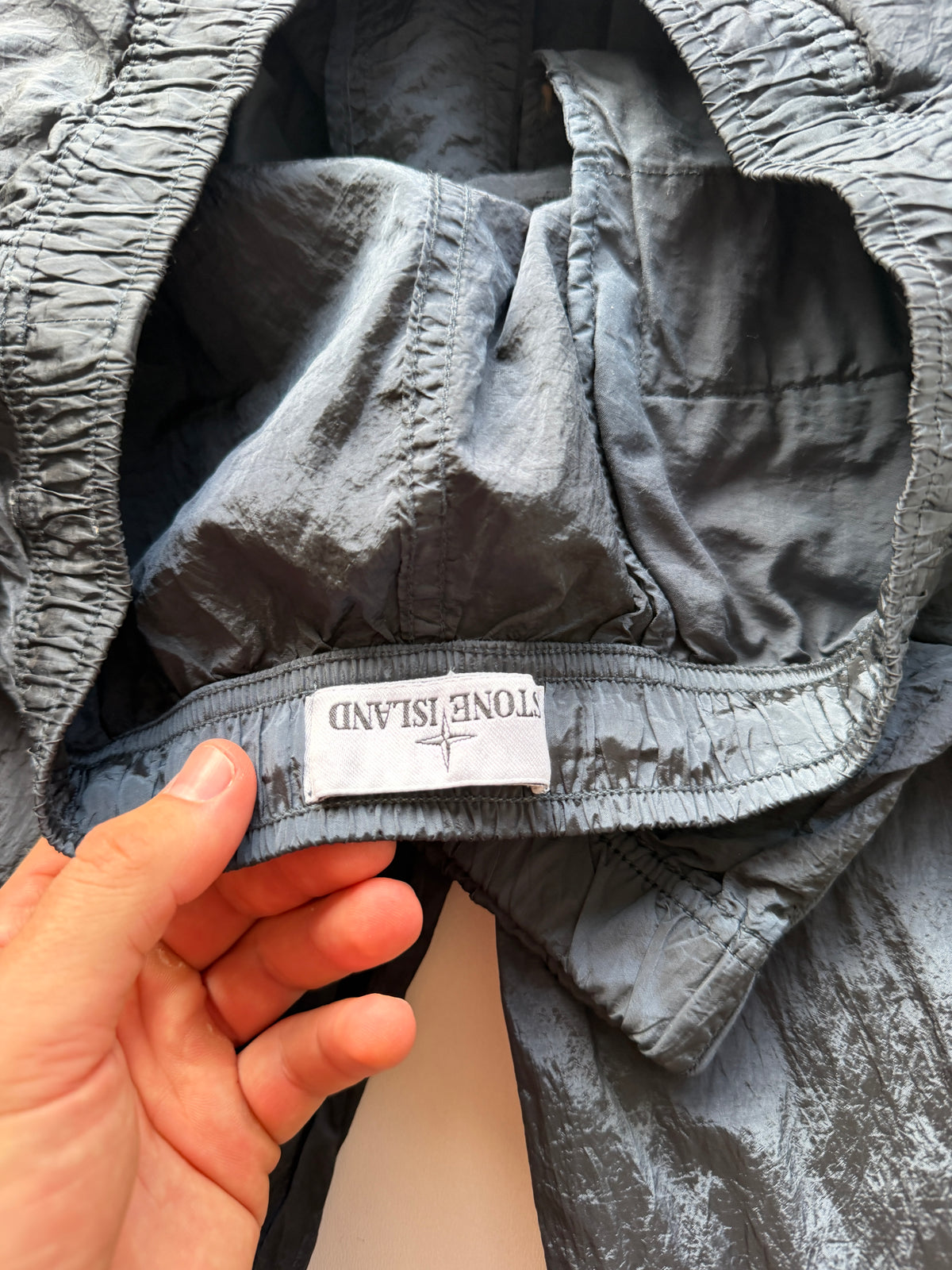 Stone Island Nylon Metal Blue Pants