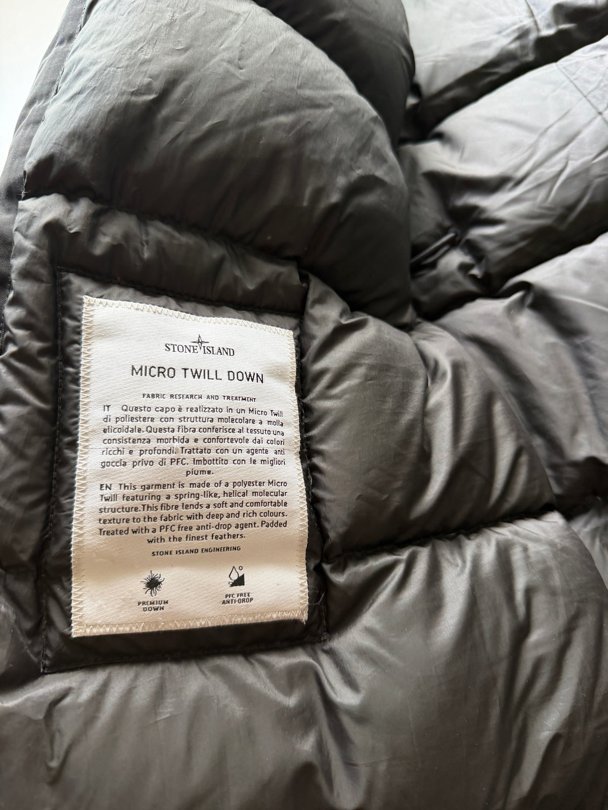 Stone Island Micro Twill Down Jacket