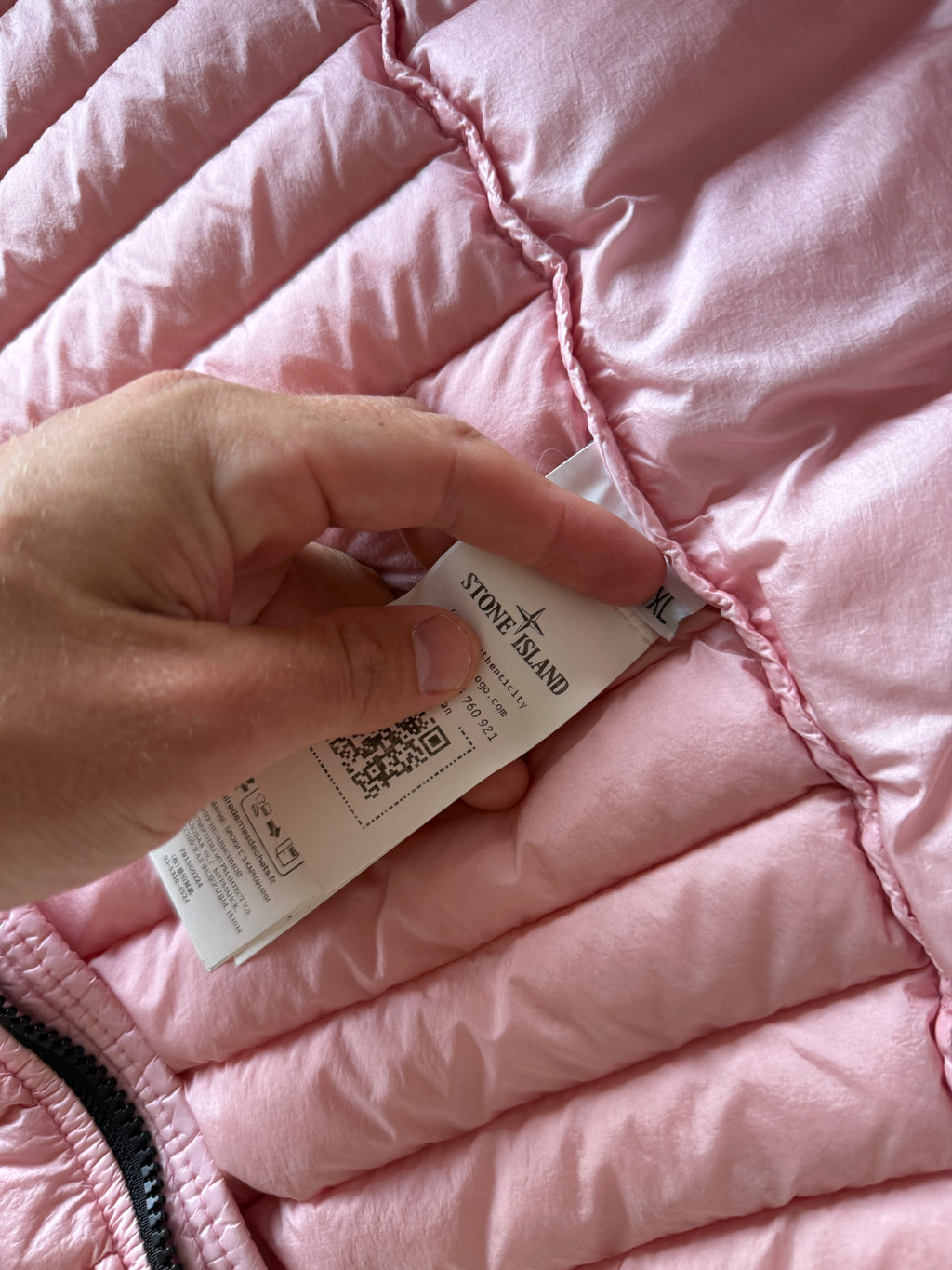 Stone Island Loom Woven Nylon Down Jacket