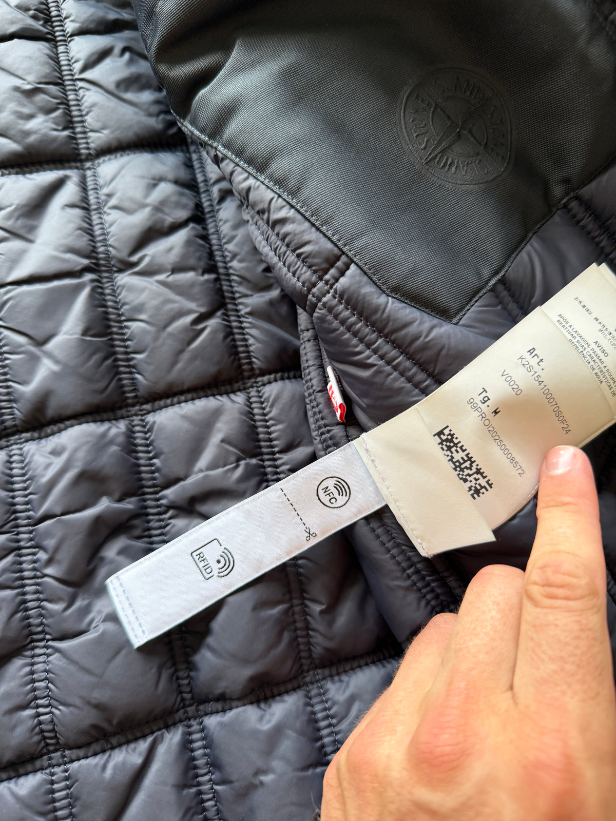 Stone Island Wool Nylon Ghost Flannel Jacket