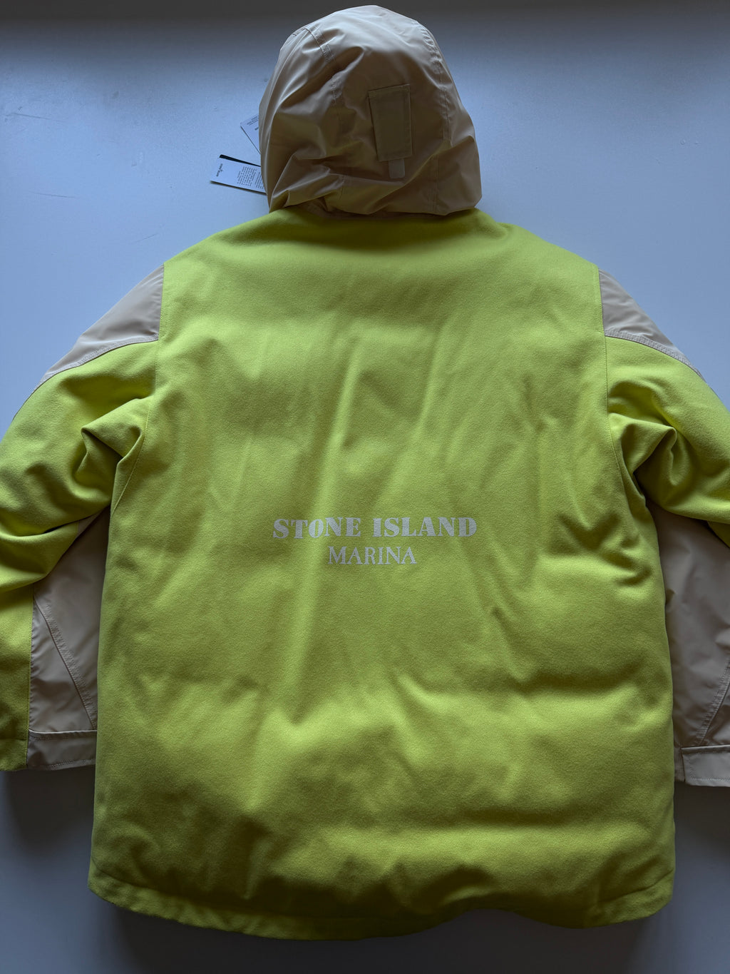 Stone Island Panno Resinato Reflective Down Marina Jacket