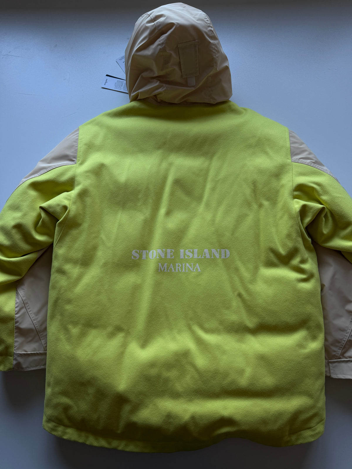 Stone Island Panno Resinato Reflective Down Marina Jacket