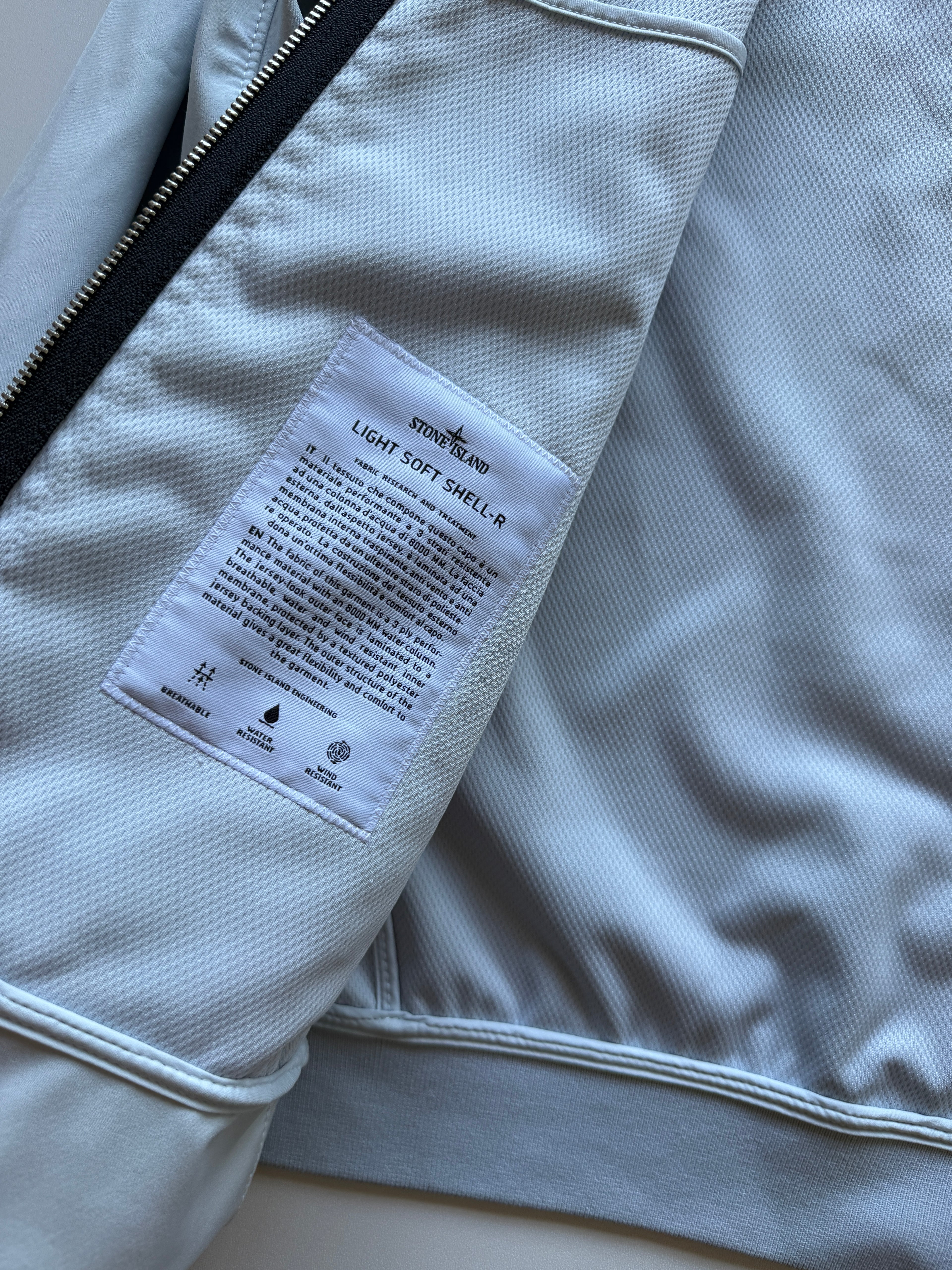 Stone Island Soft Shell Jacket Blue