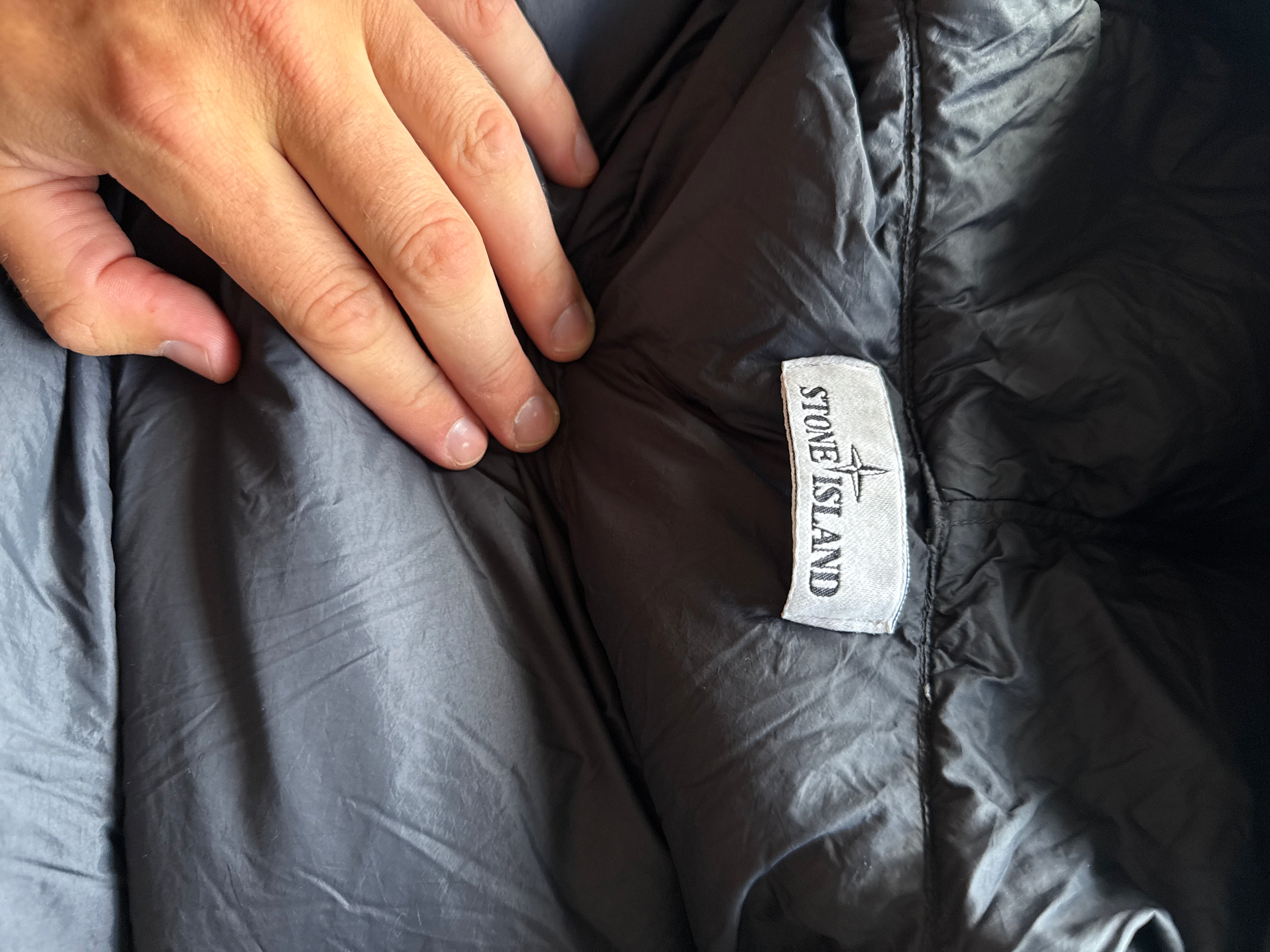 Stone Island Nylon Metal Down Jacket Black