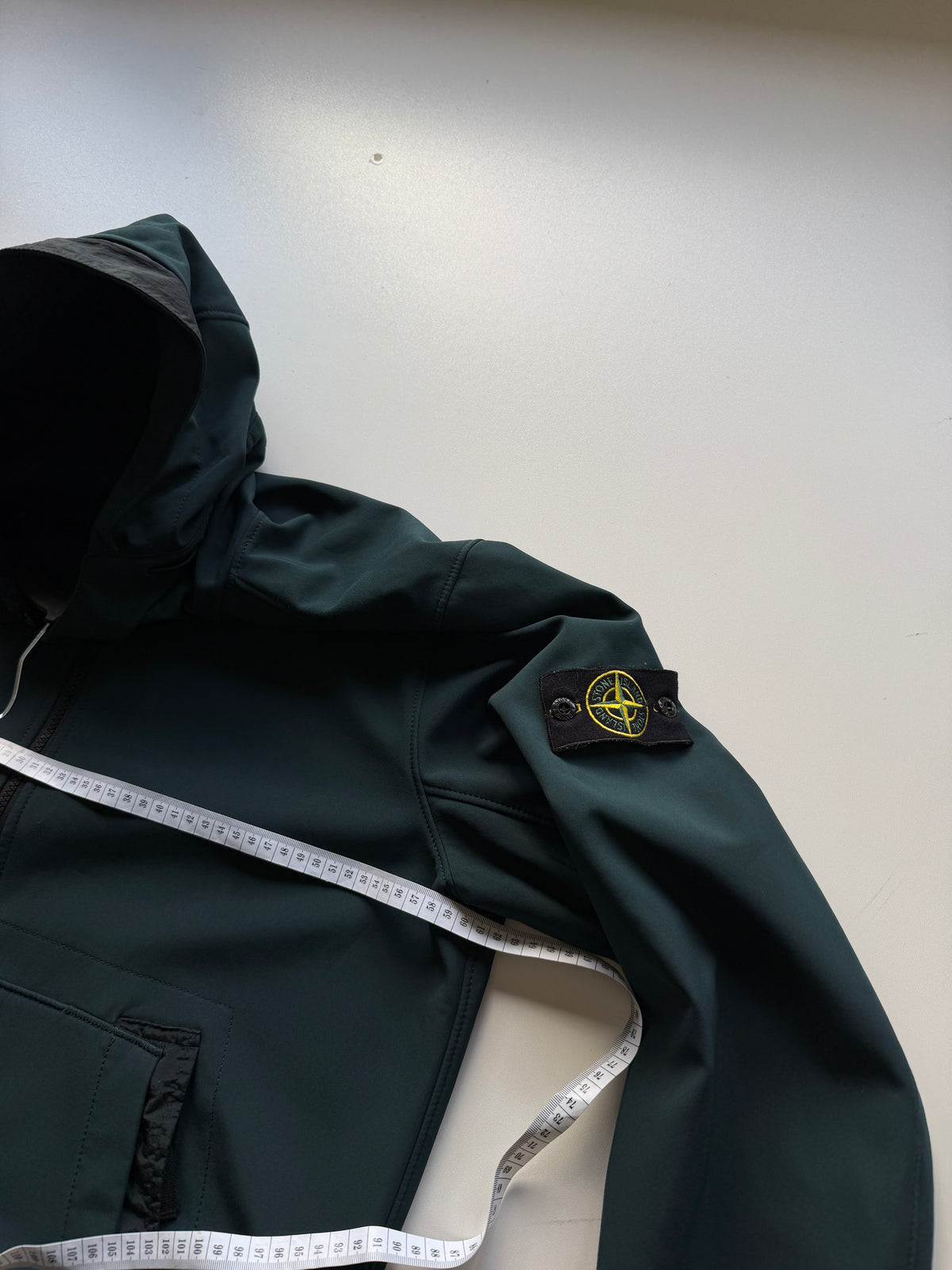 Stone Island Soft Shell Jacket Green