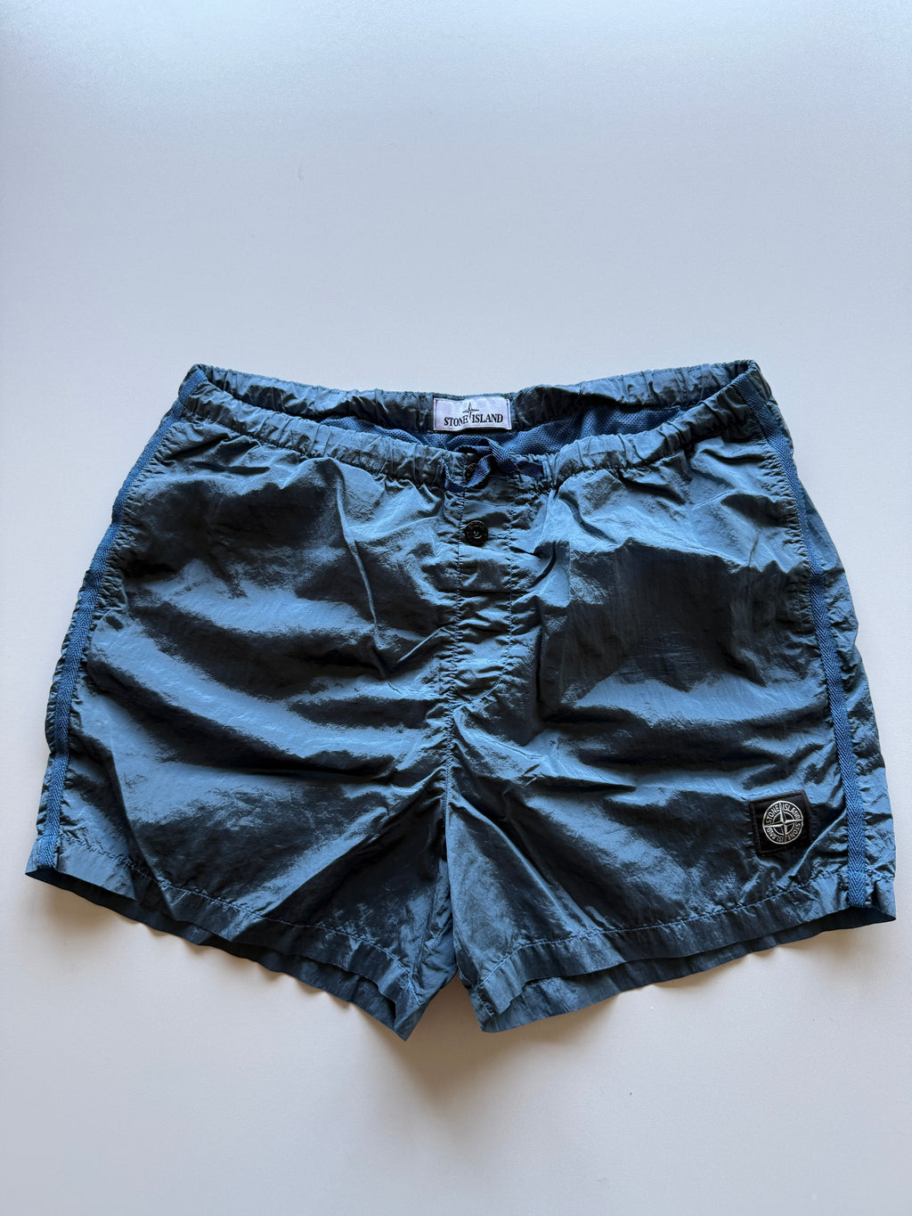 Stone Island Nylon Swimshorts Blue