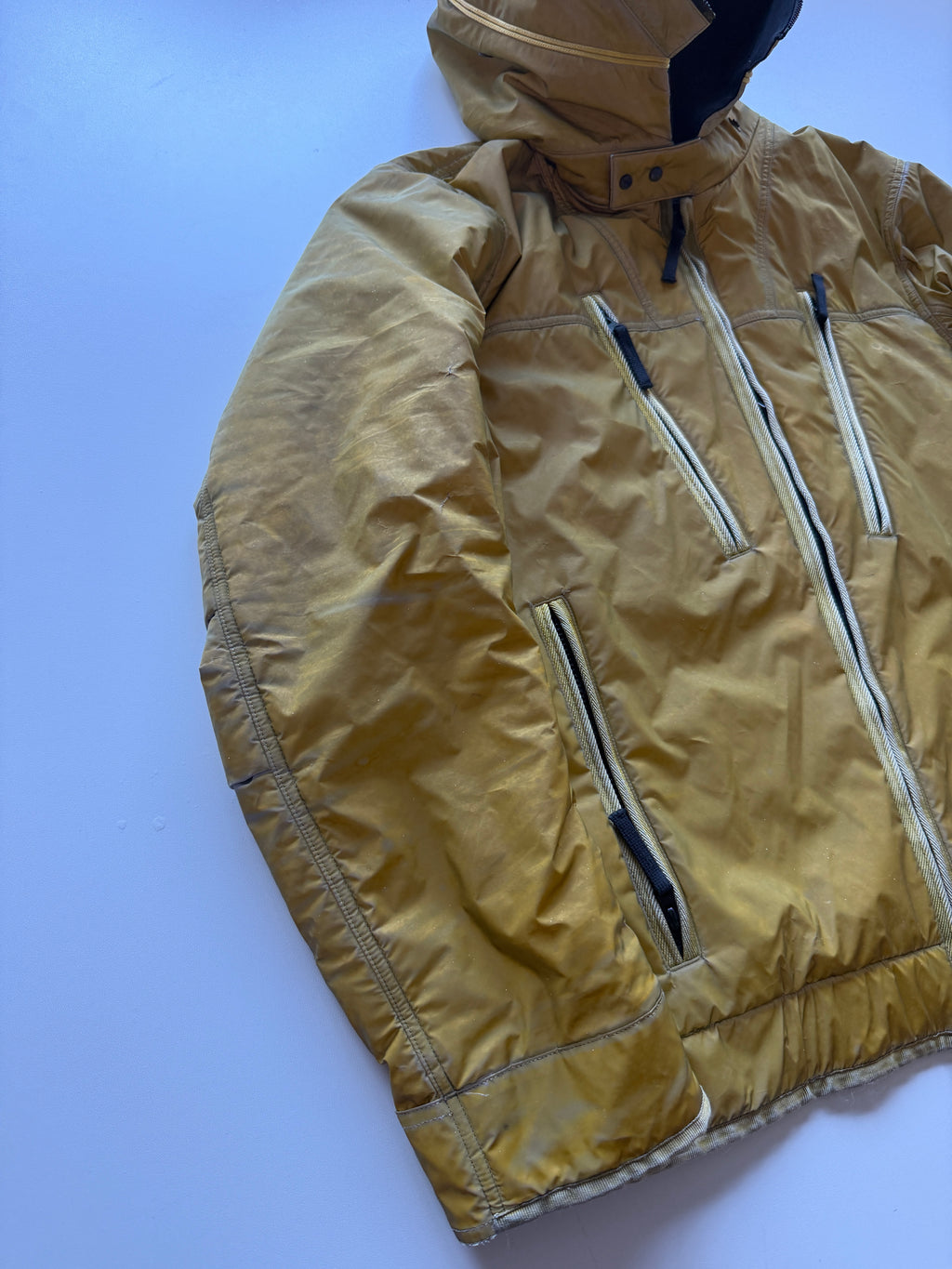 Stone Island Liquid Reflective Jacket Yellow