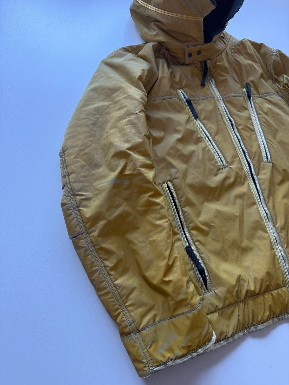 Stone Island Liquid Reflective Jacket Yellow