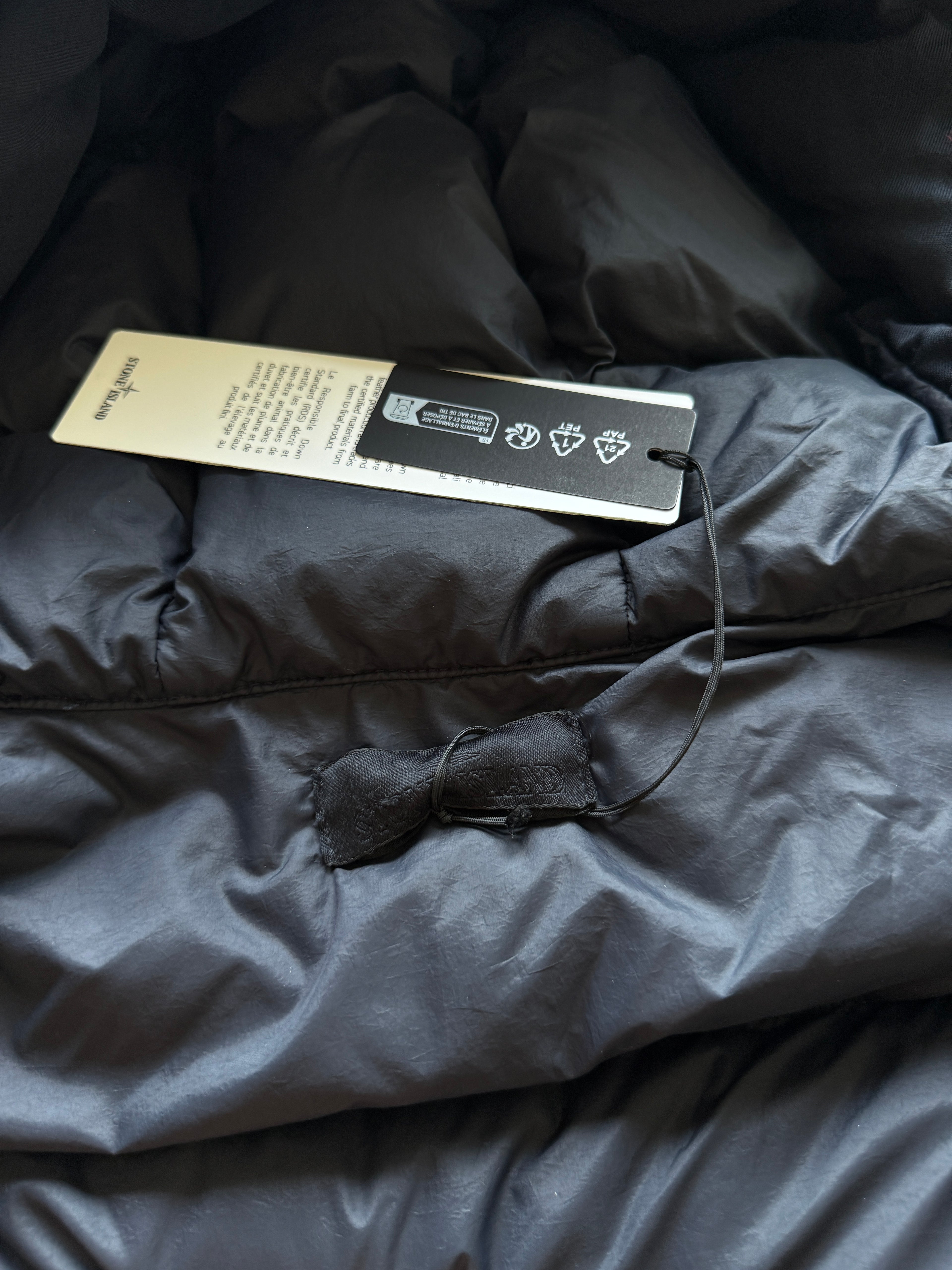Stone Island Twill Wool Knit Ghost Piece Jacket