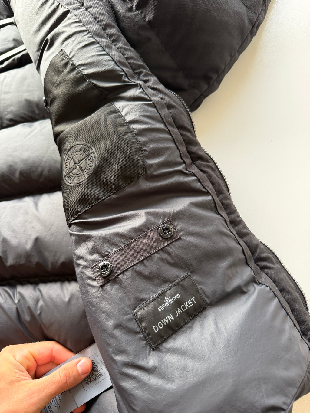 Stone Island Twill Wool Ghost Piece Jacket