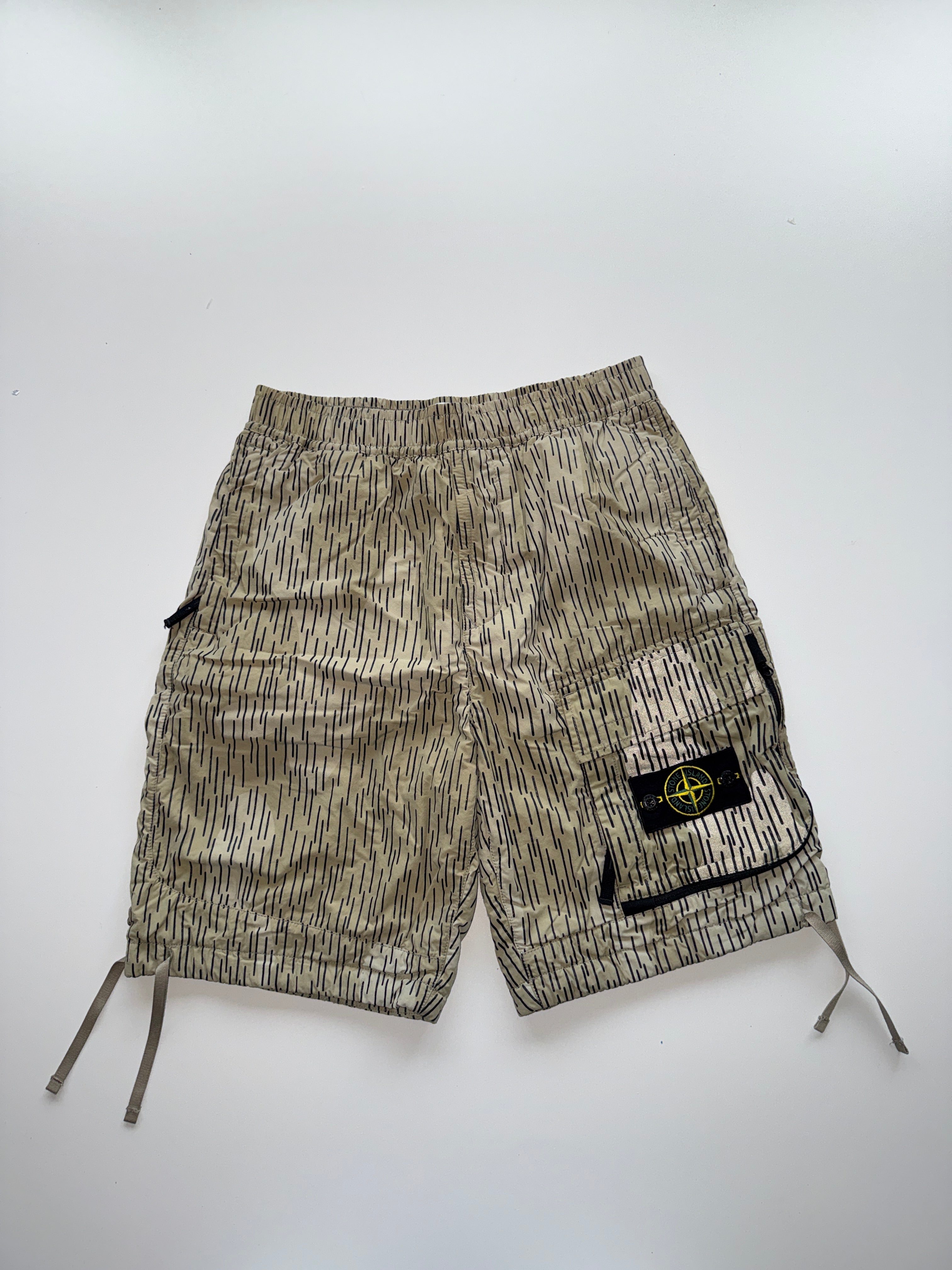 Stone Island Rain Camo Cargo Shorts