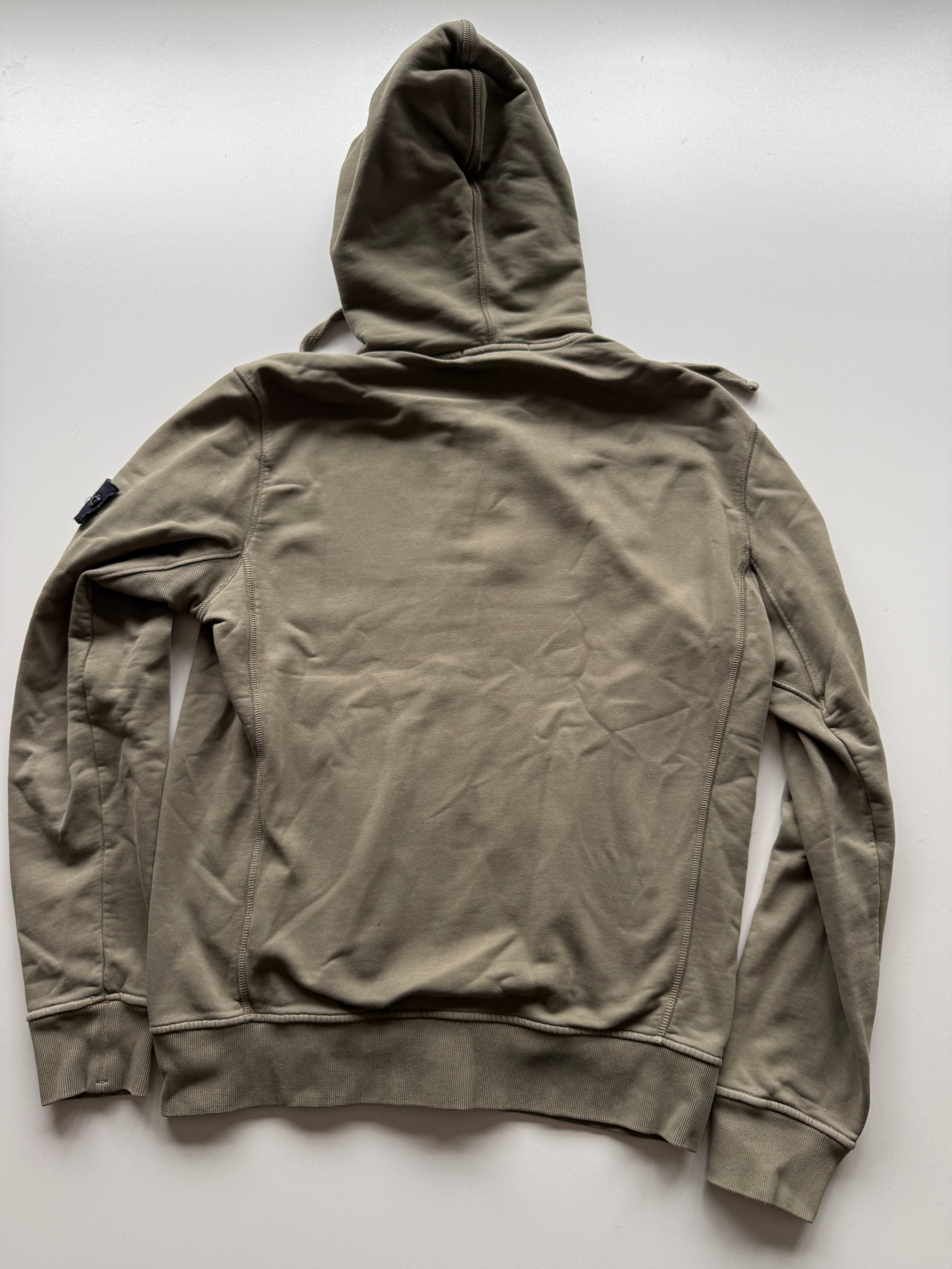 Stone Island Hoodie With Zip Kaki