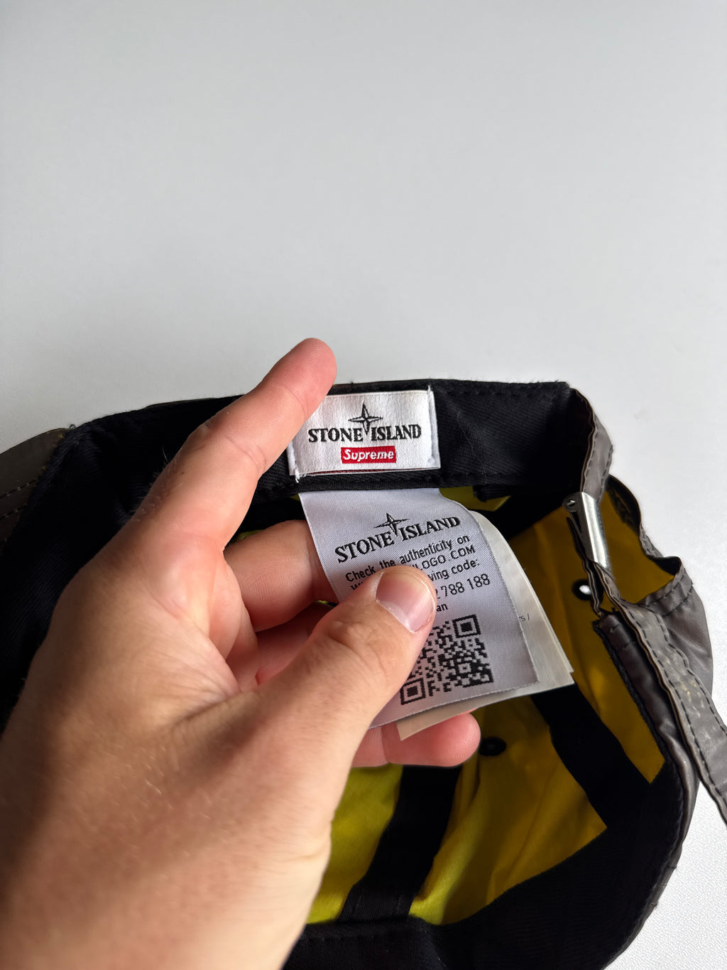 Stone Island X Supreme Heat Reactive Cap