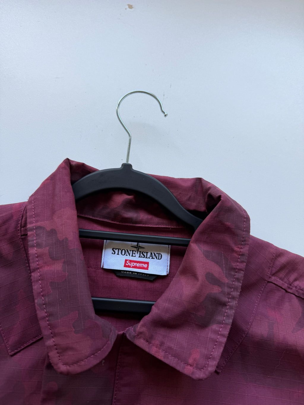 Stone Island X Supreme Ripstop Ice Camo Jacket