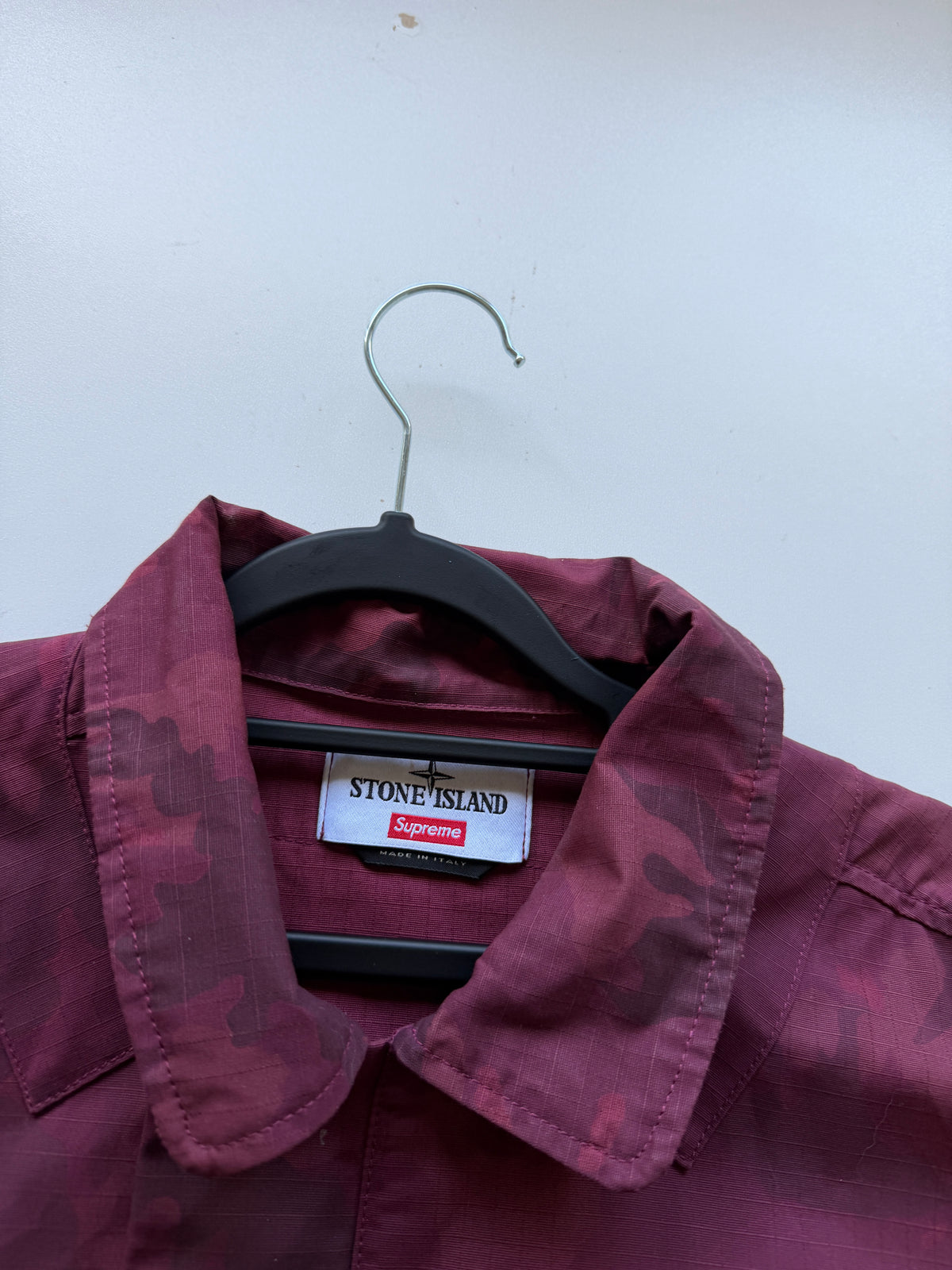 Stone Island X Supreme Ripstop Ice Camo Jacket