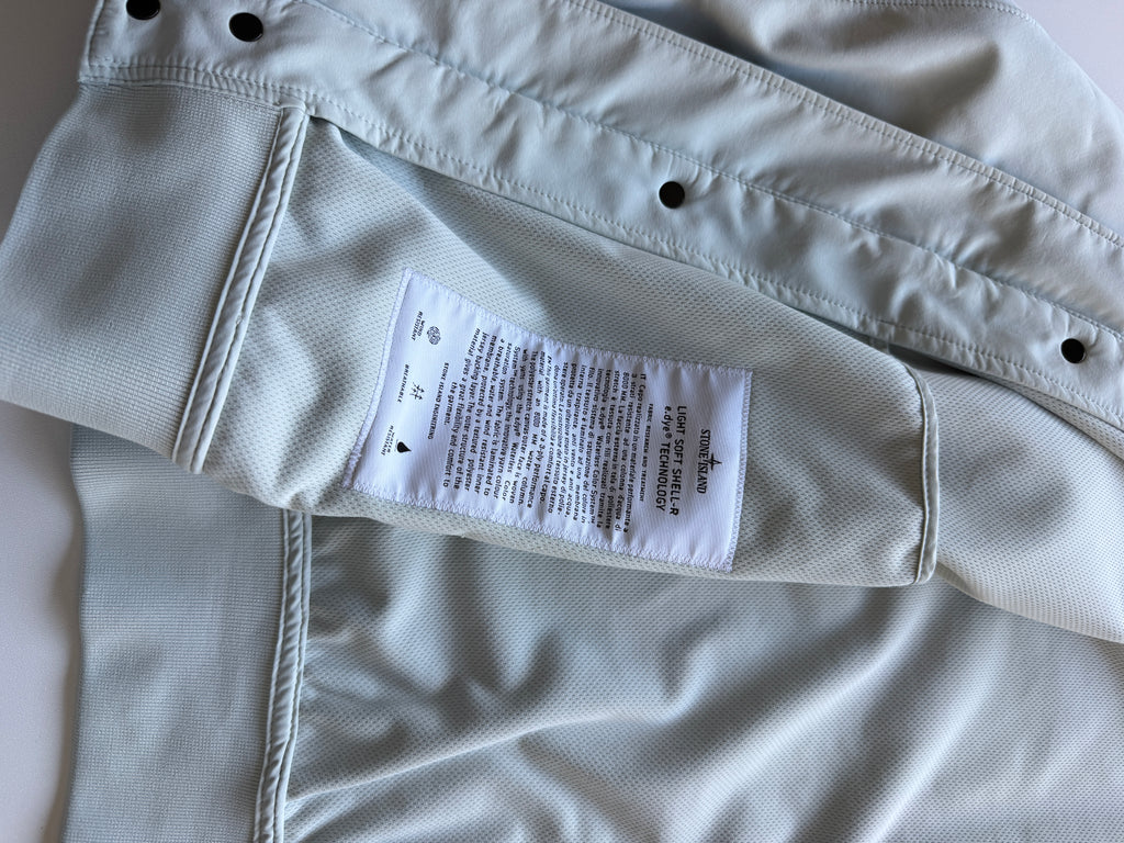 Stone Island Soft Shell Jacket Sky Blue