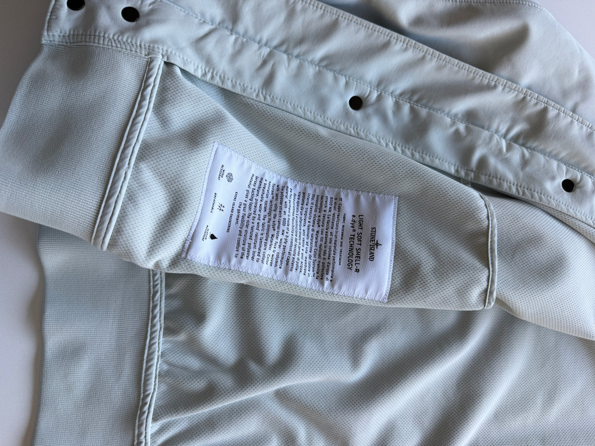 Stone Island Soft Shell Jacket Sky Blue