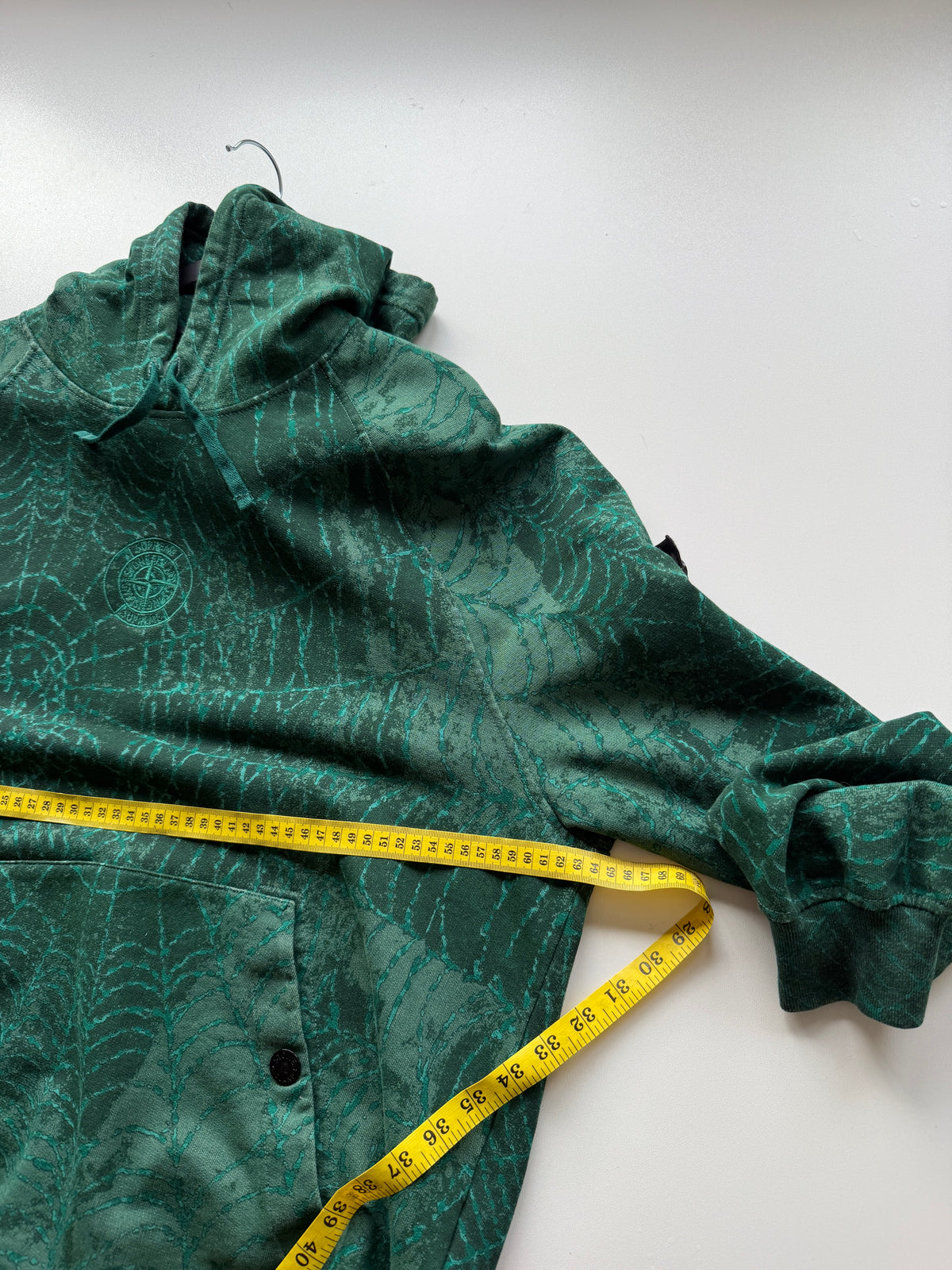 Stone Island X Supreme Hoodie Green