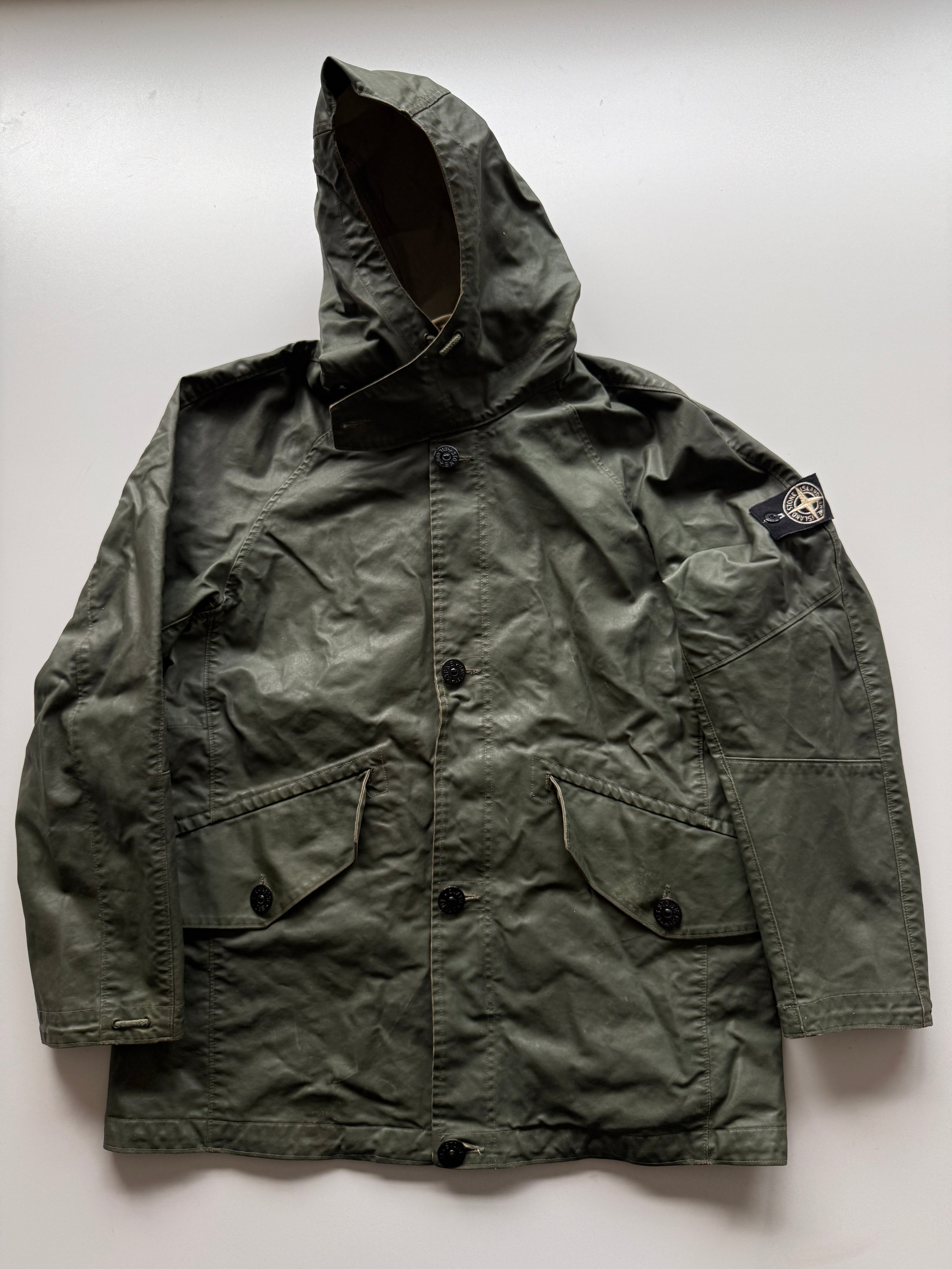 Stone Island 2009 Waxed Ice Jacket