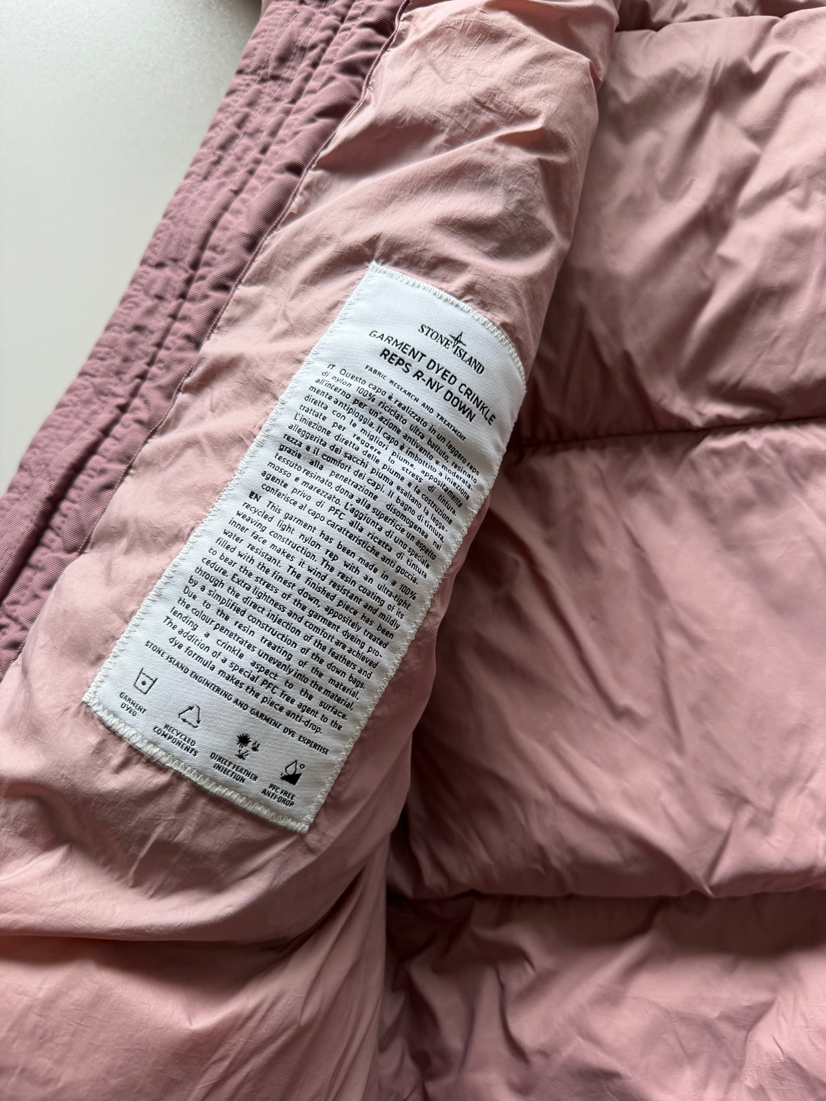 Stone Island Garment Dyed Down Parka Jacket