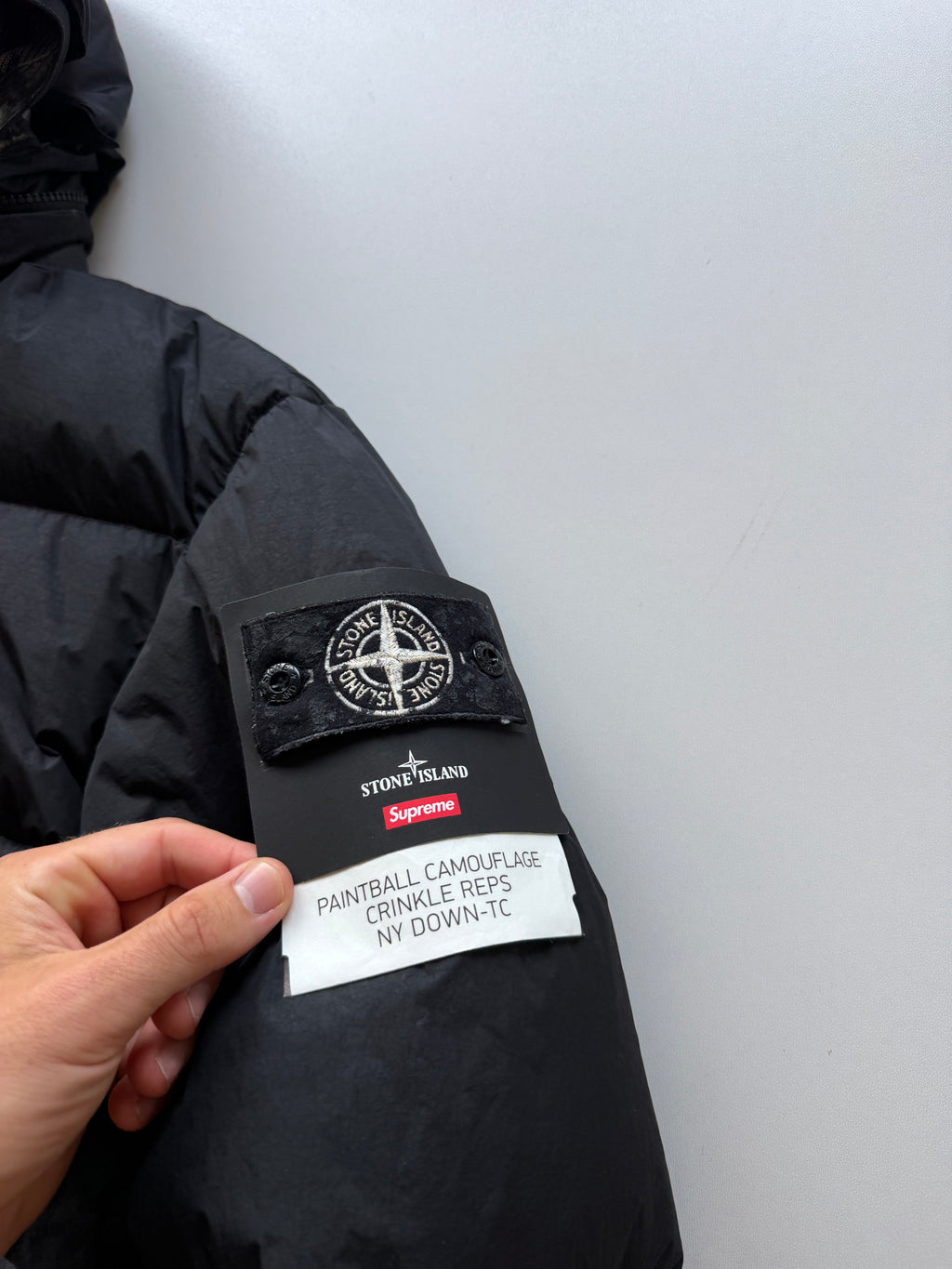 Stone Island X Supreme paintball Camo Jacket
