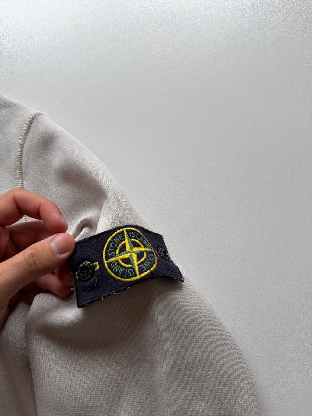 Stone Island Beige Hoodie