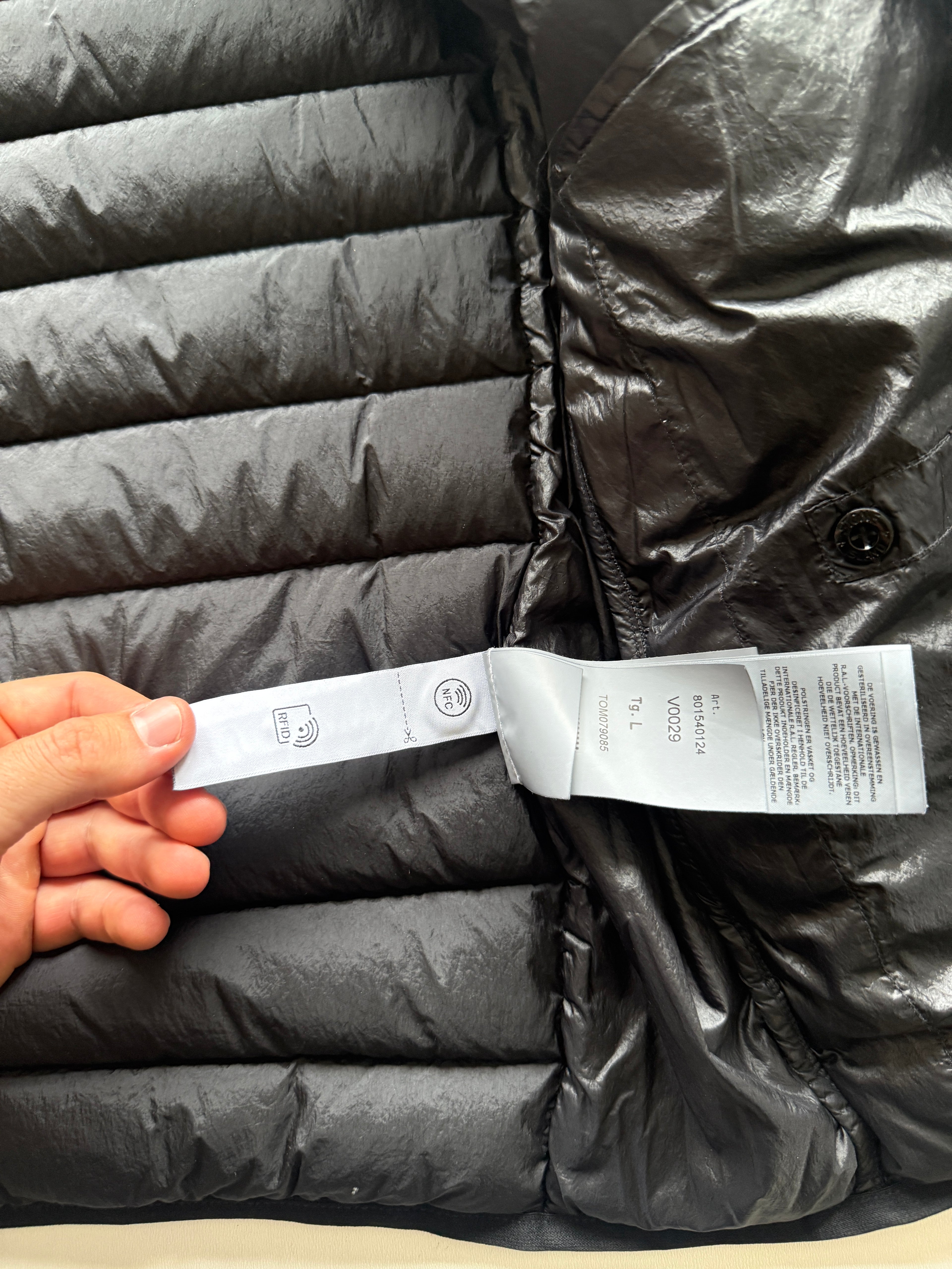 Stone Island Loom Woven Nylon Down Jacket
