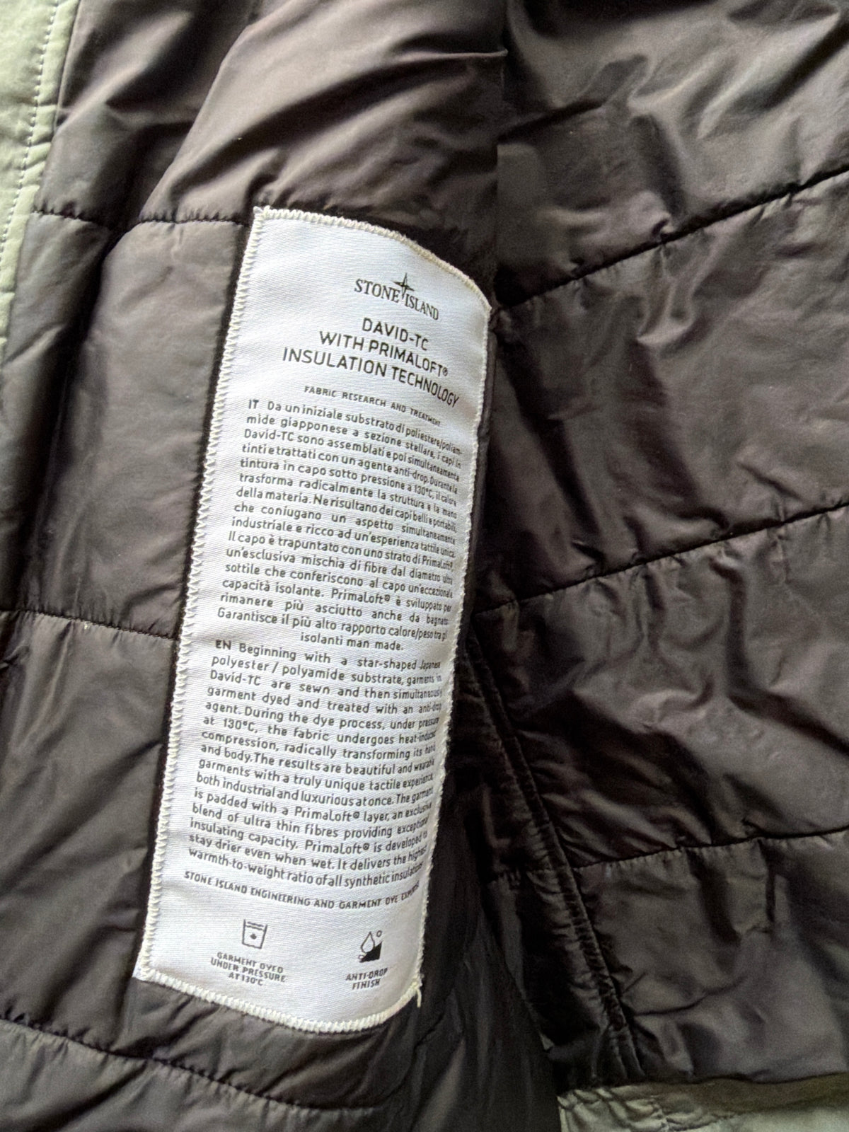 Stone Island David TC Primaloft Jacket