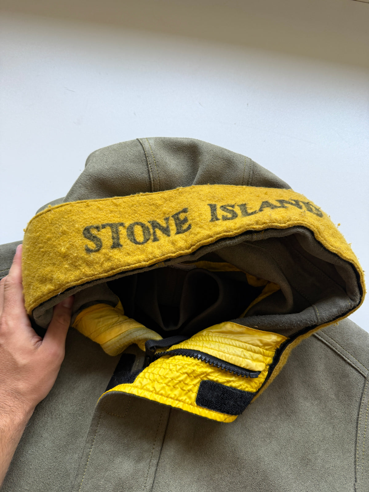 Stone Island Man Made Suede Jacket