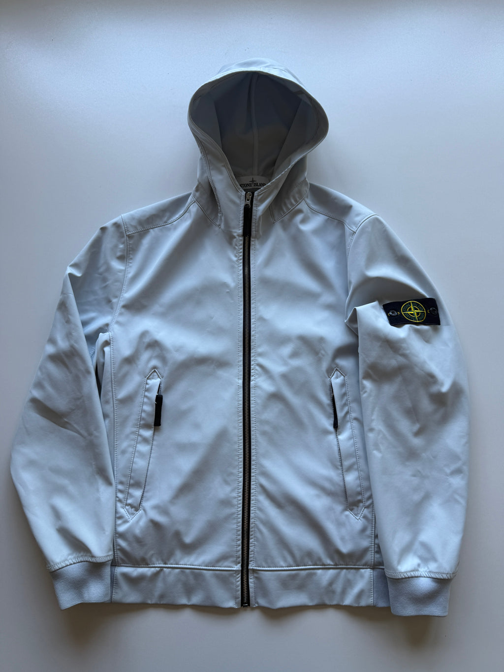 Stone Island Soft Shell Jacket Blue