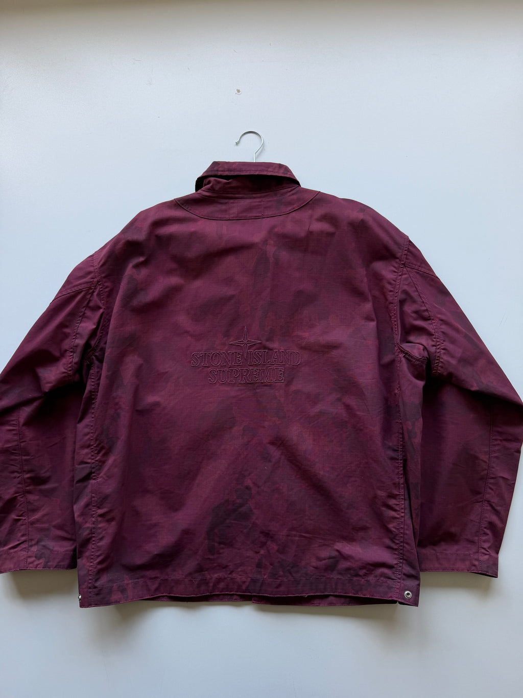 Stone Island X Supreme Ripstop Ice Camo Jacket