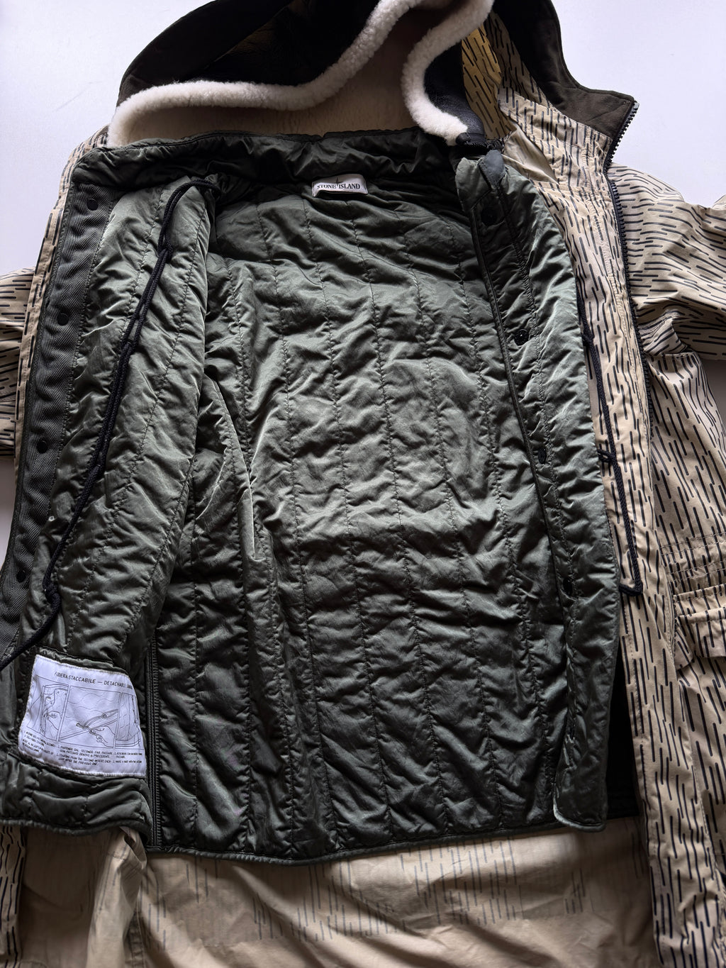 Stone Island Naslan Light Camo Reflective Jacket