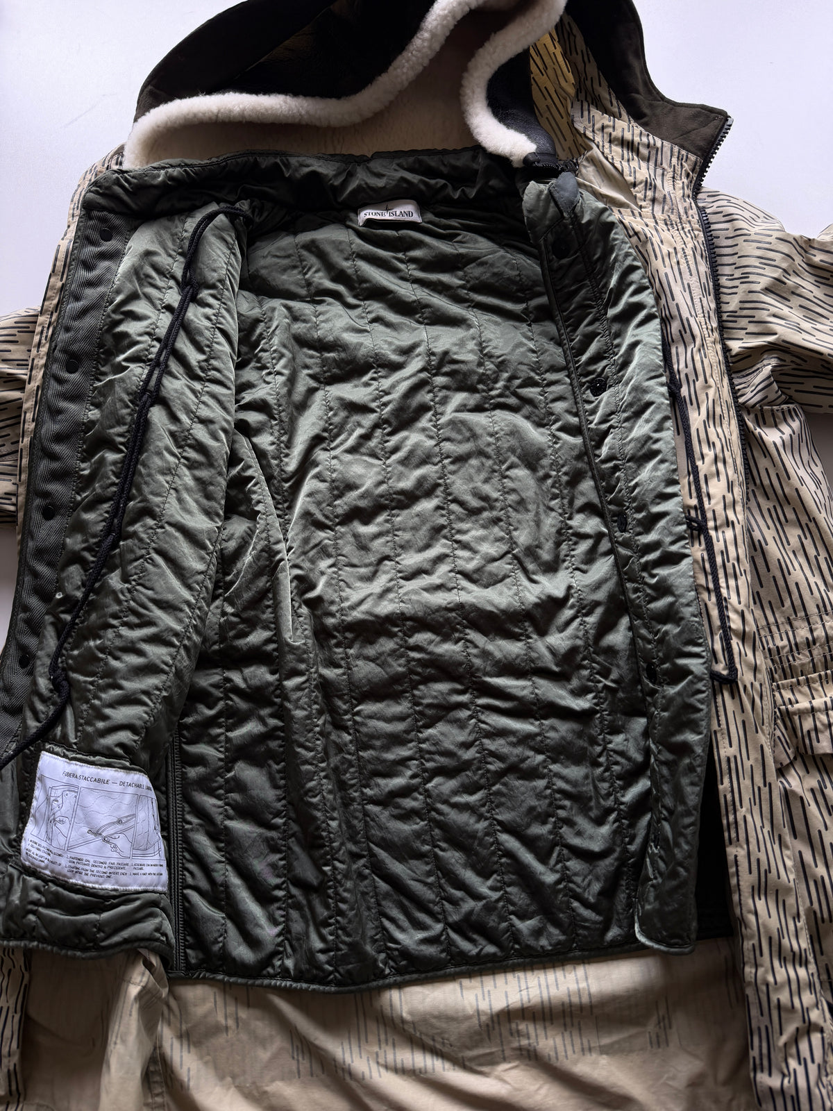 Stone Island Naslan Light Camo Reflective Jacket