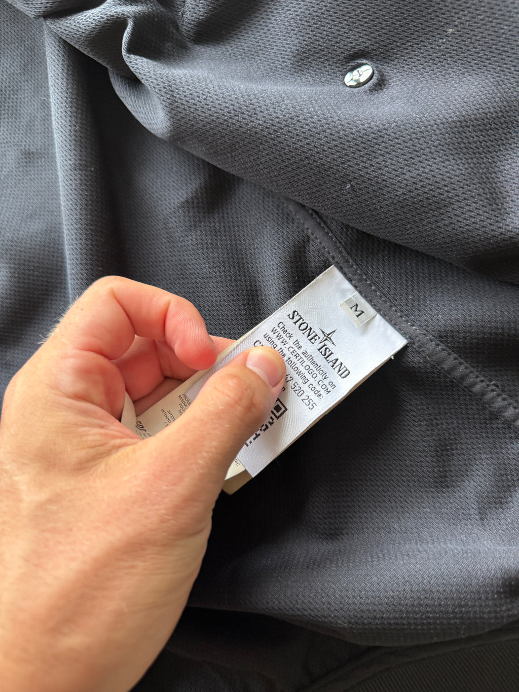 Stone Island Soft Shell Jacket Navy